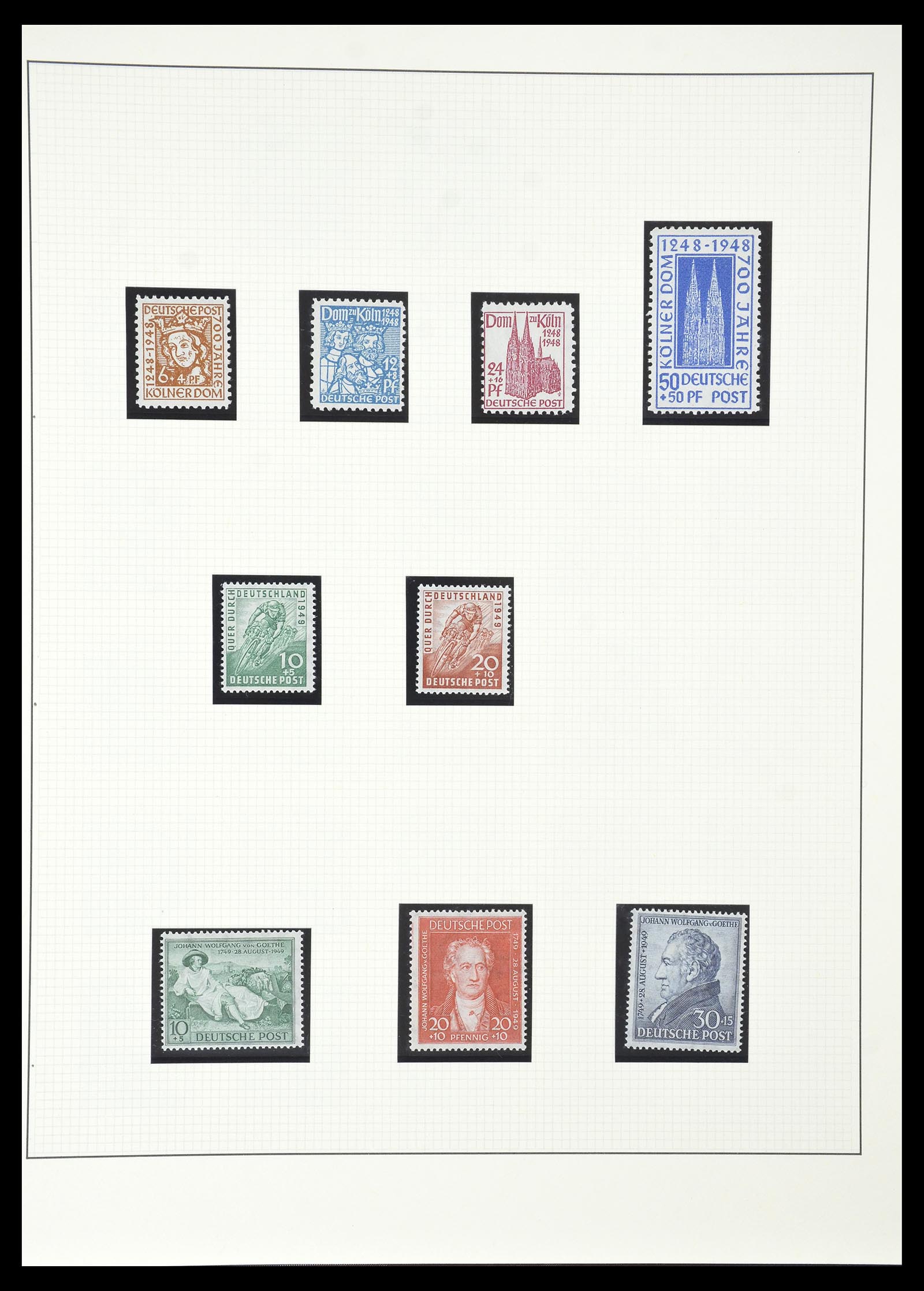 34790 034 - Stamp Collection 34790 German Zones 1945-1949.