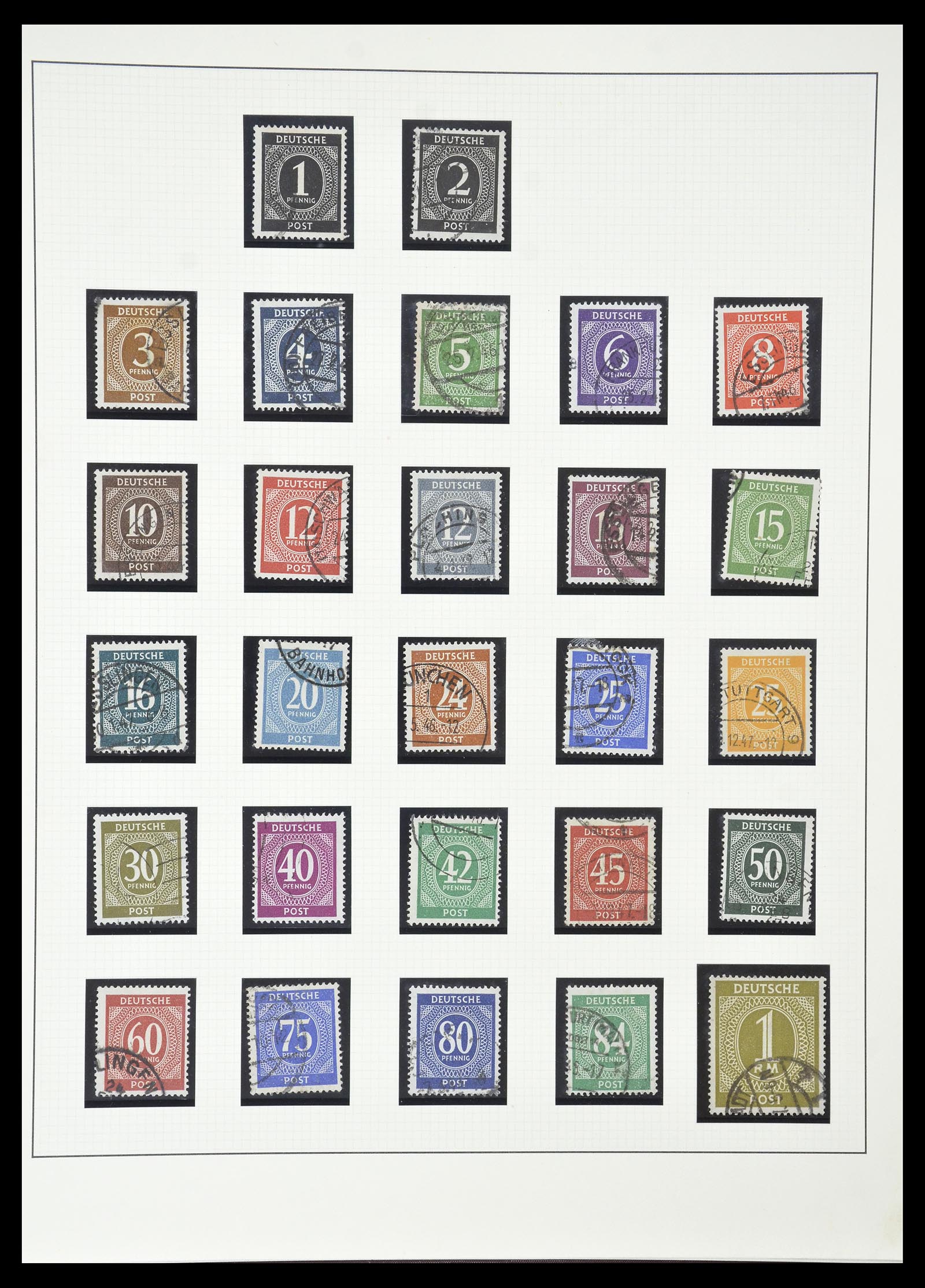 34790 035 - Stamp Collection 34790 German Zones 1945-1949.