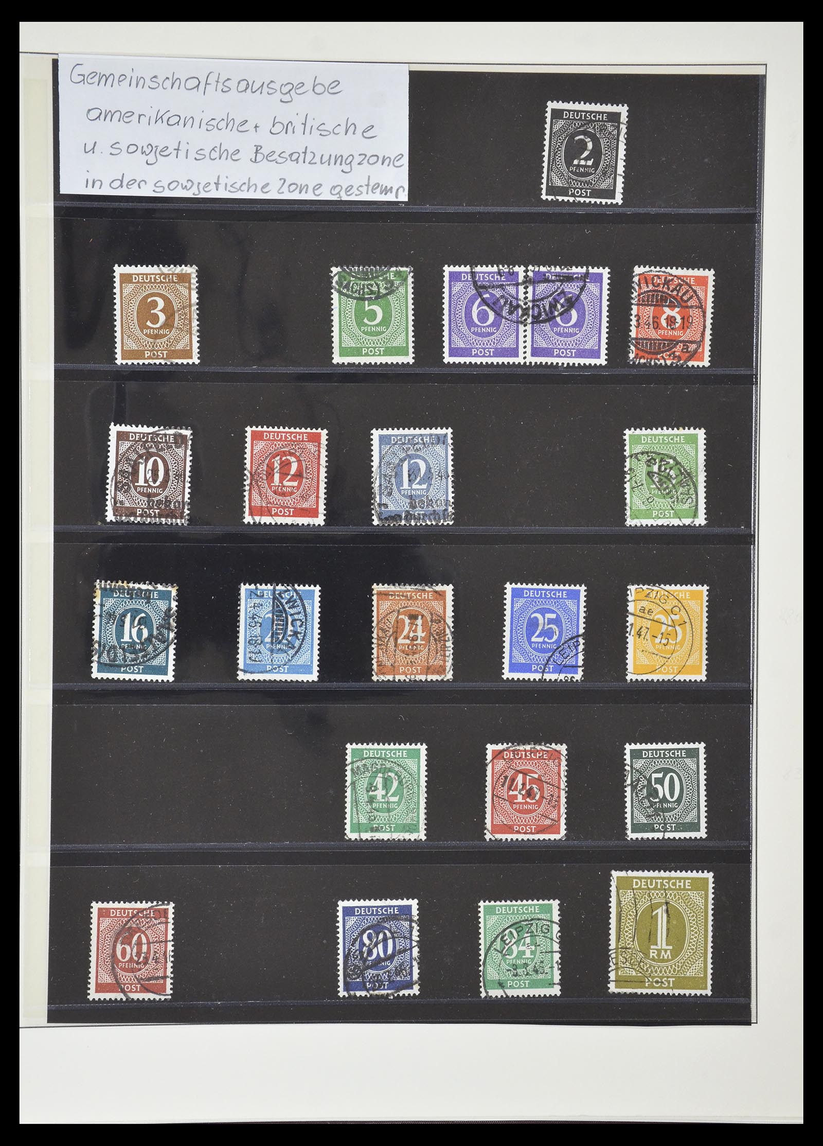 34790 036 - Stamp Collection 34790 German Zones 1945-1949.