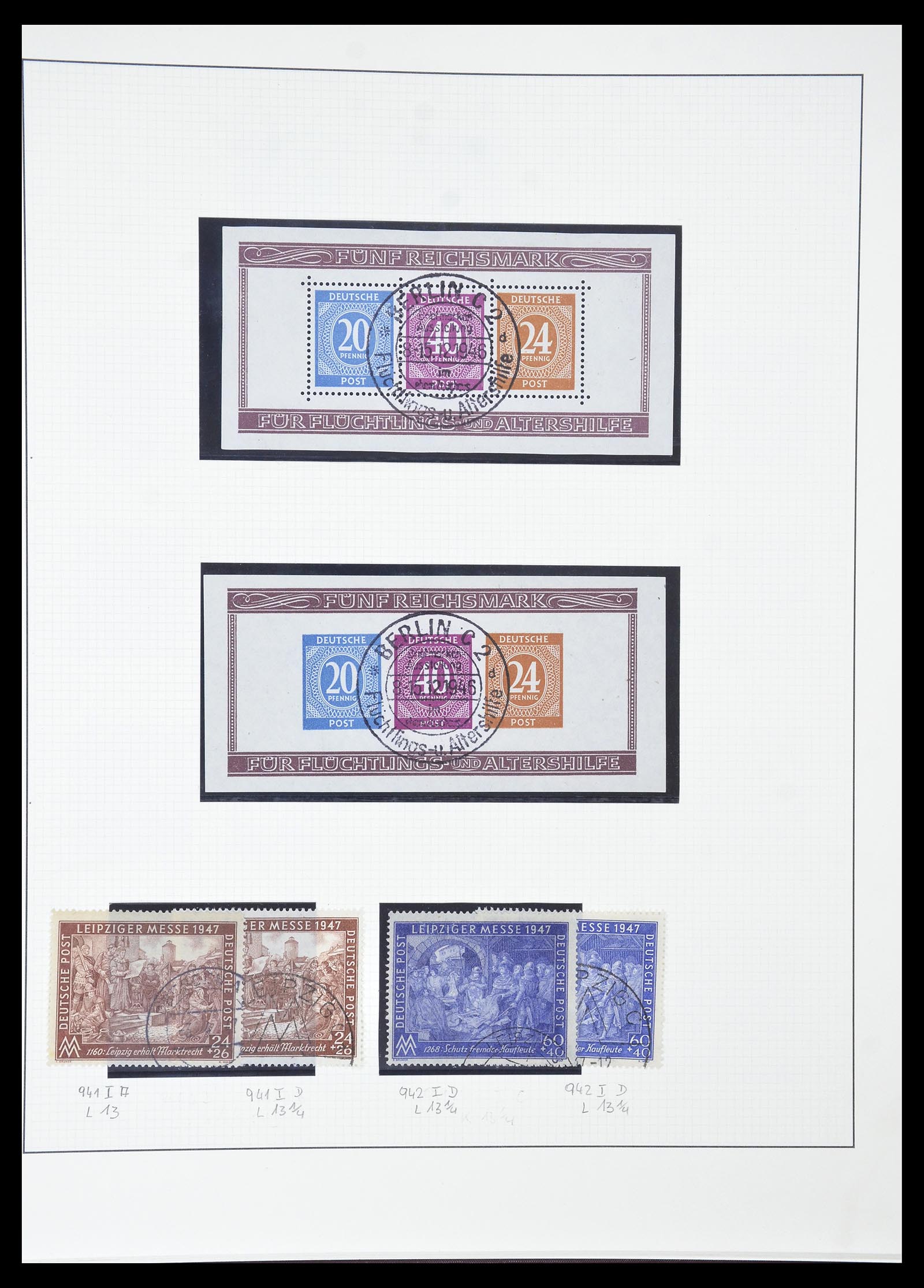 34790 039 - Stamp Collection 34790 German Zones 1945-1949.