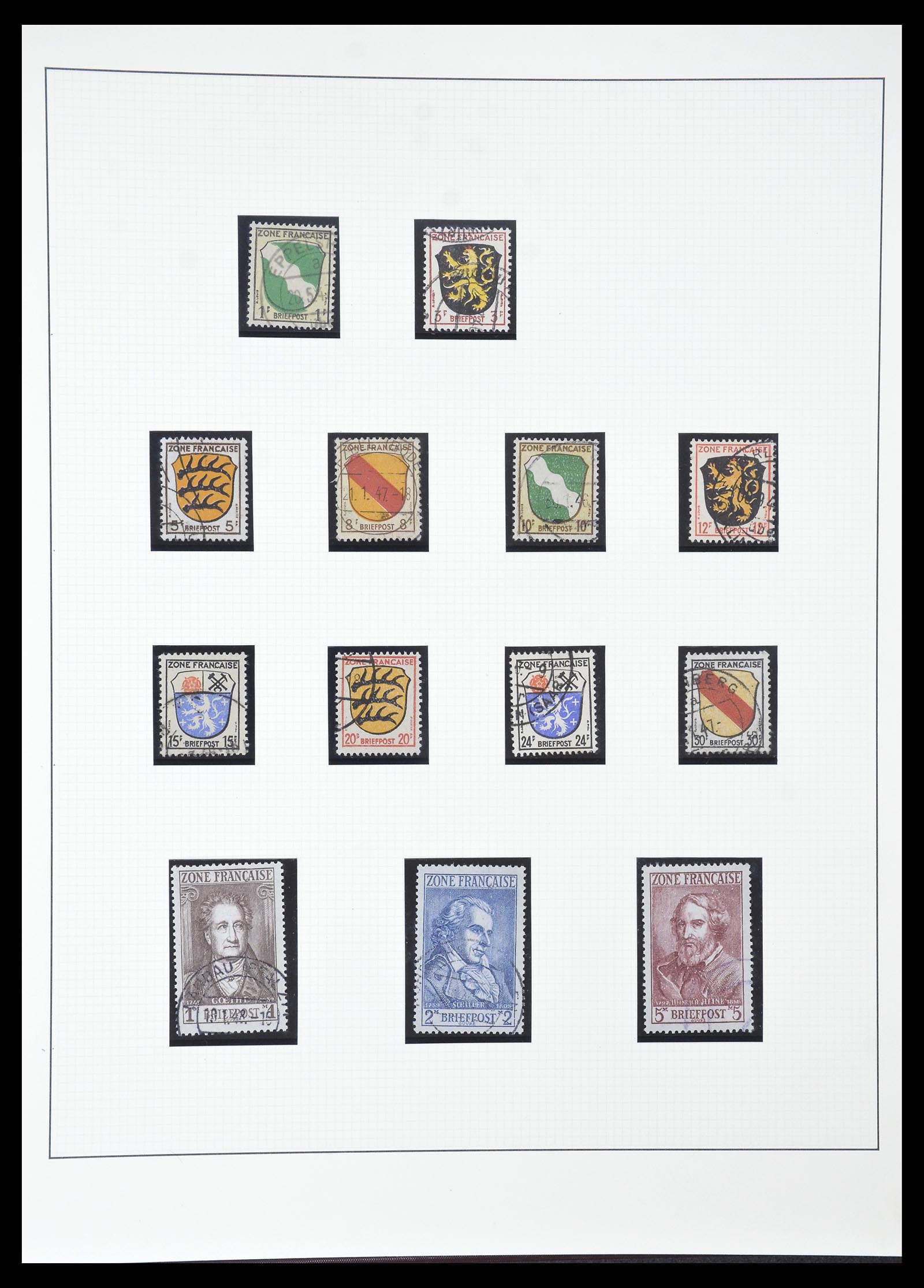 34790 042 - Stamp Collection 34790 German Zones 1945-1949.