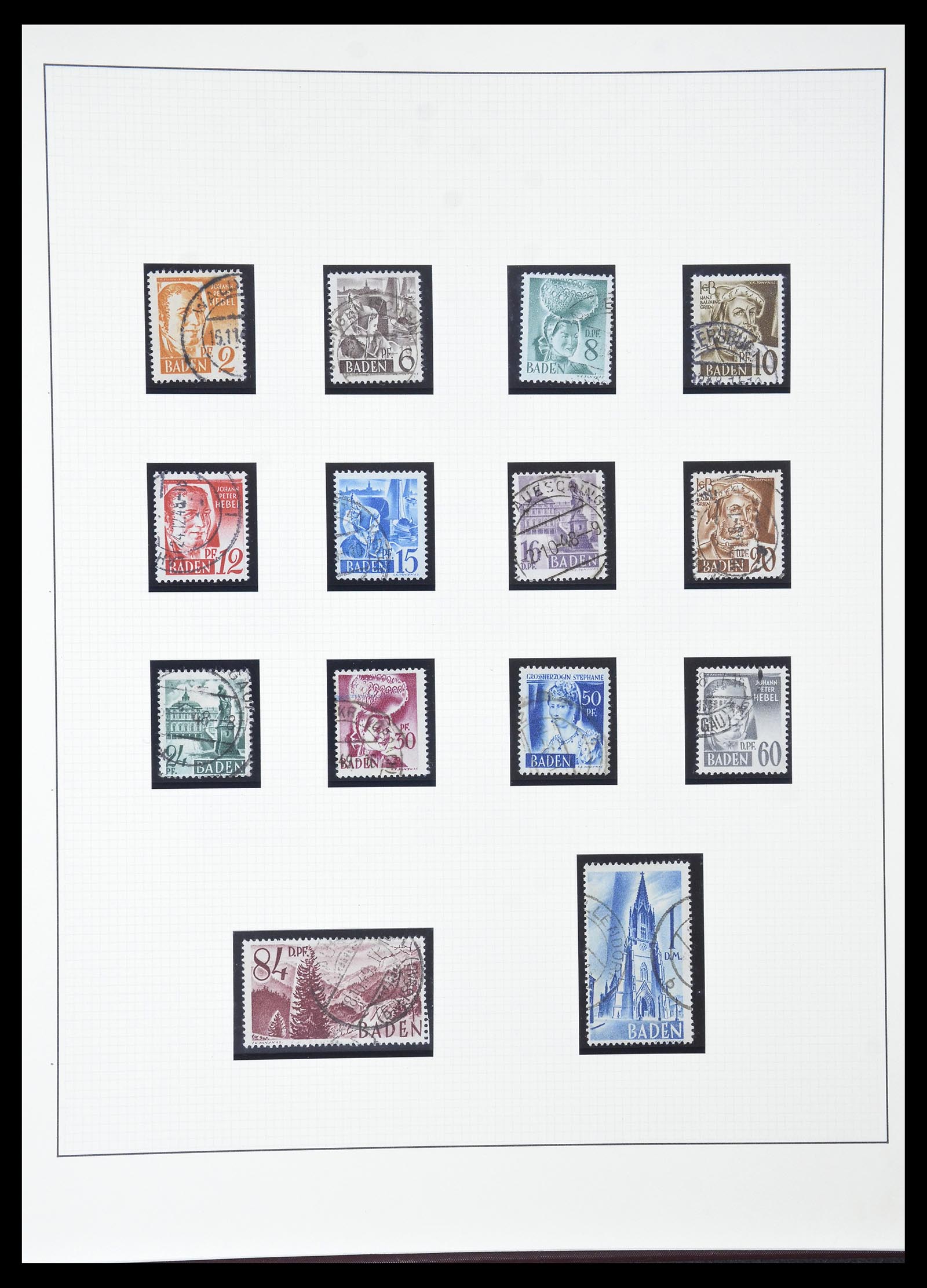 34790 044 - Stamp Collection 34790 German Zones 1945-1949.