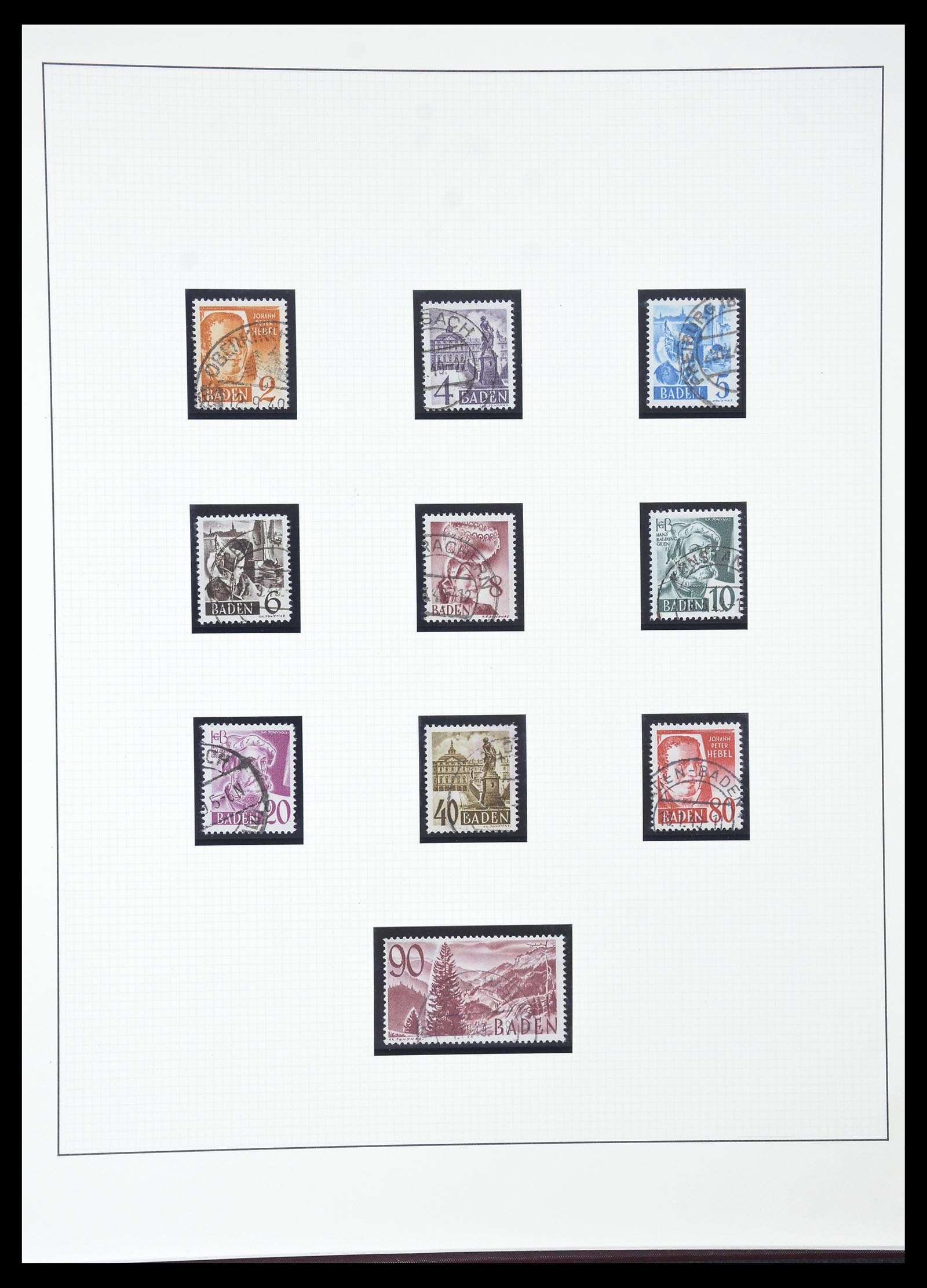 34790 045 - Stamp Collection 34790 German Zones 1945-1949.