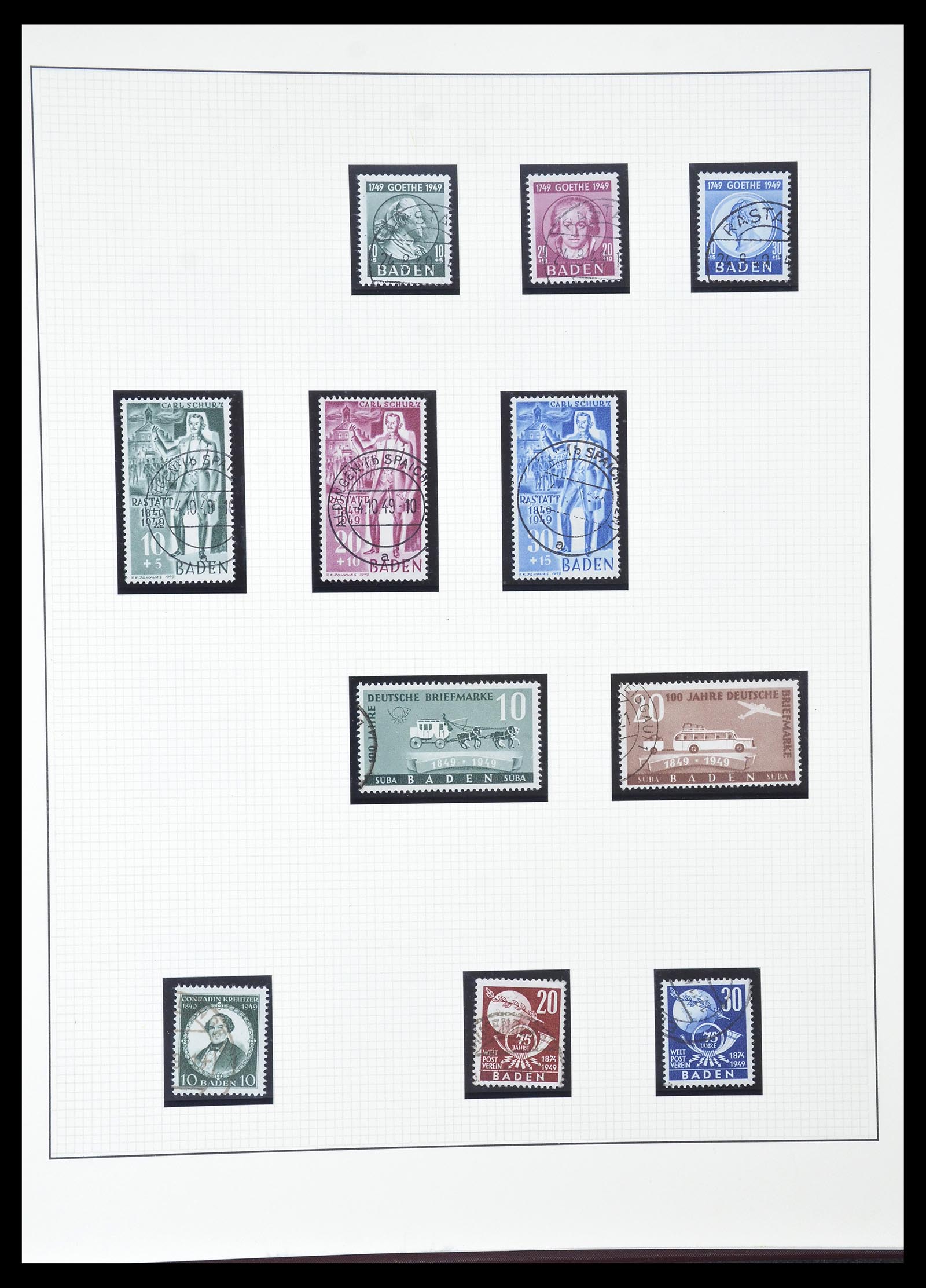 34790 048 - Stamp Collection 34790 German Zones 1945-1949.