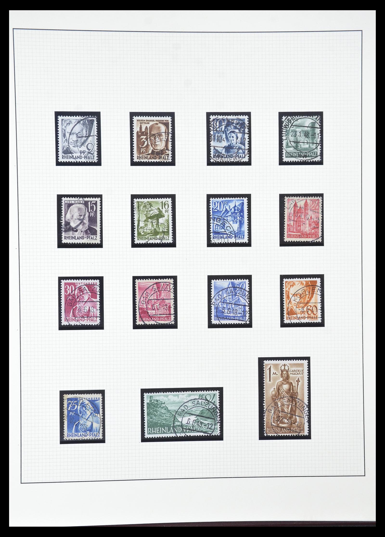 34790 049 - Stamp Collection 34790 German Zones 1945-1949.