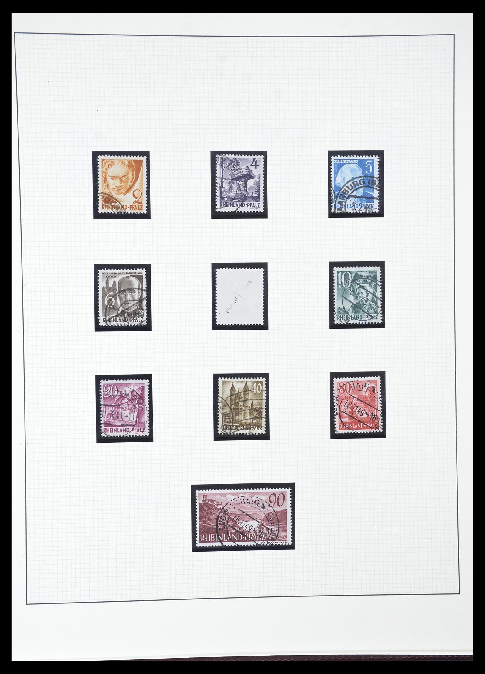 34790 051 - Stamp Collection 34790 German Zones 1945-1949.