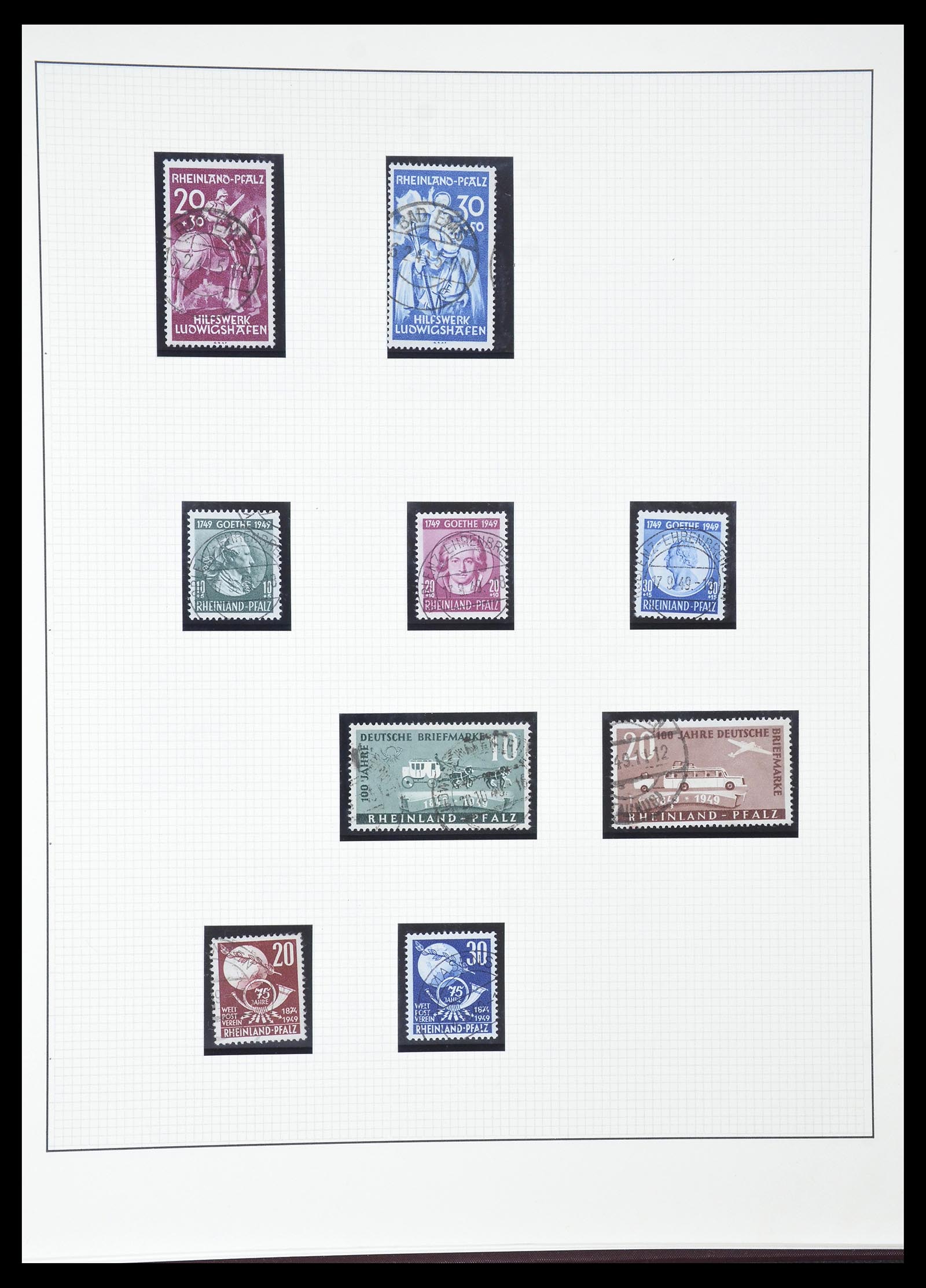 34790 053 - Stamp Collection 34790 German Zones 1945-1949.
