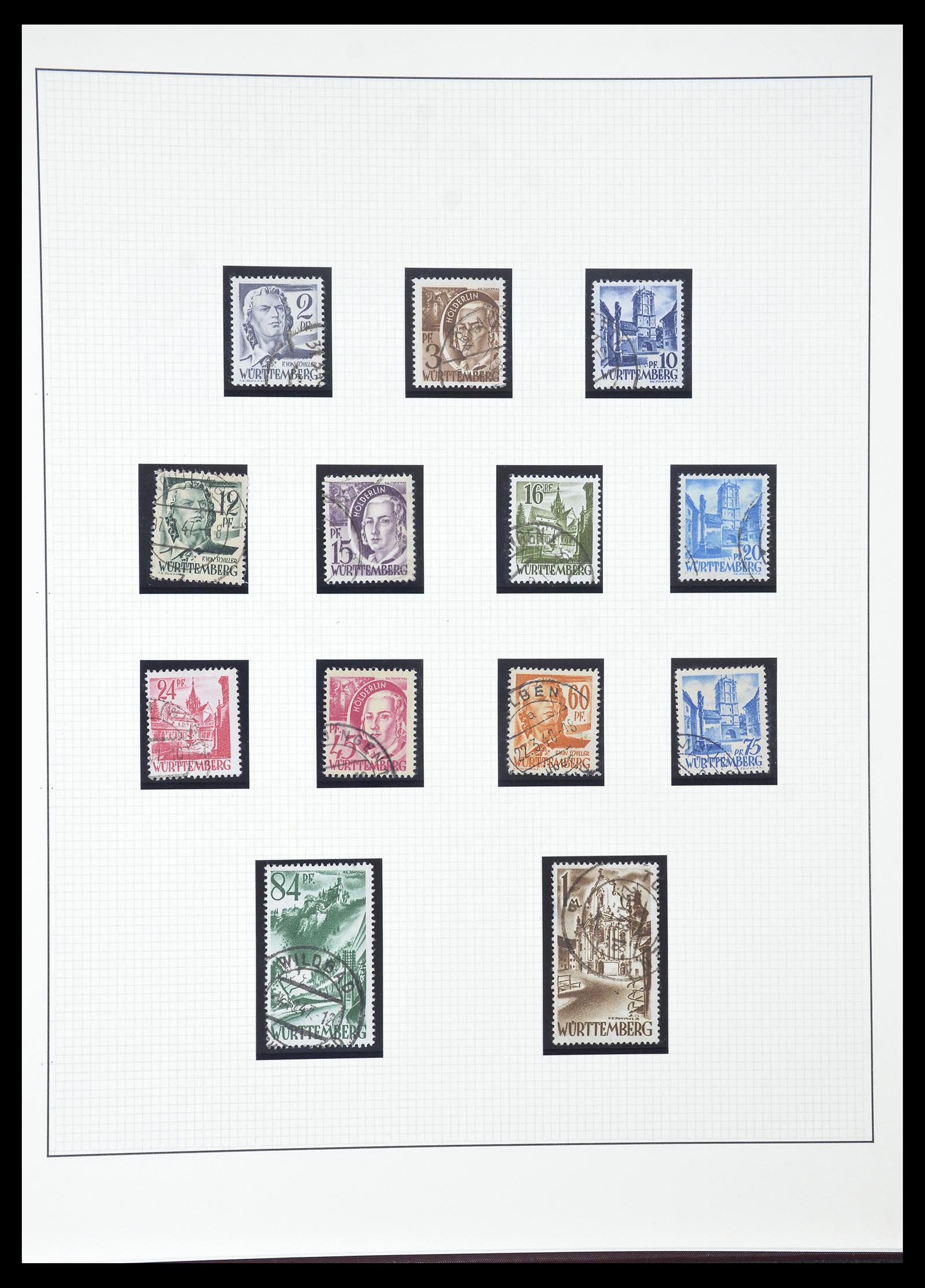 34790 054 - Stamp Collection 34790 German Zones 1945-1949.