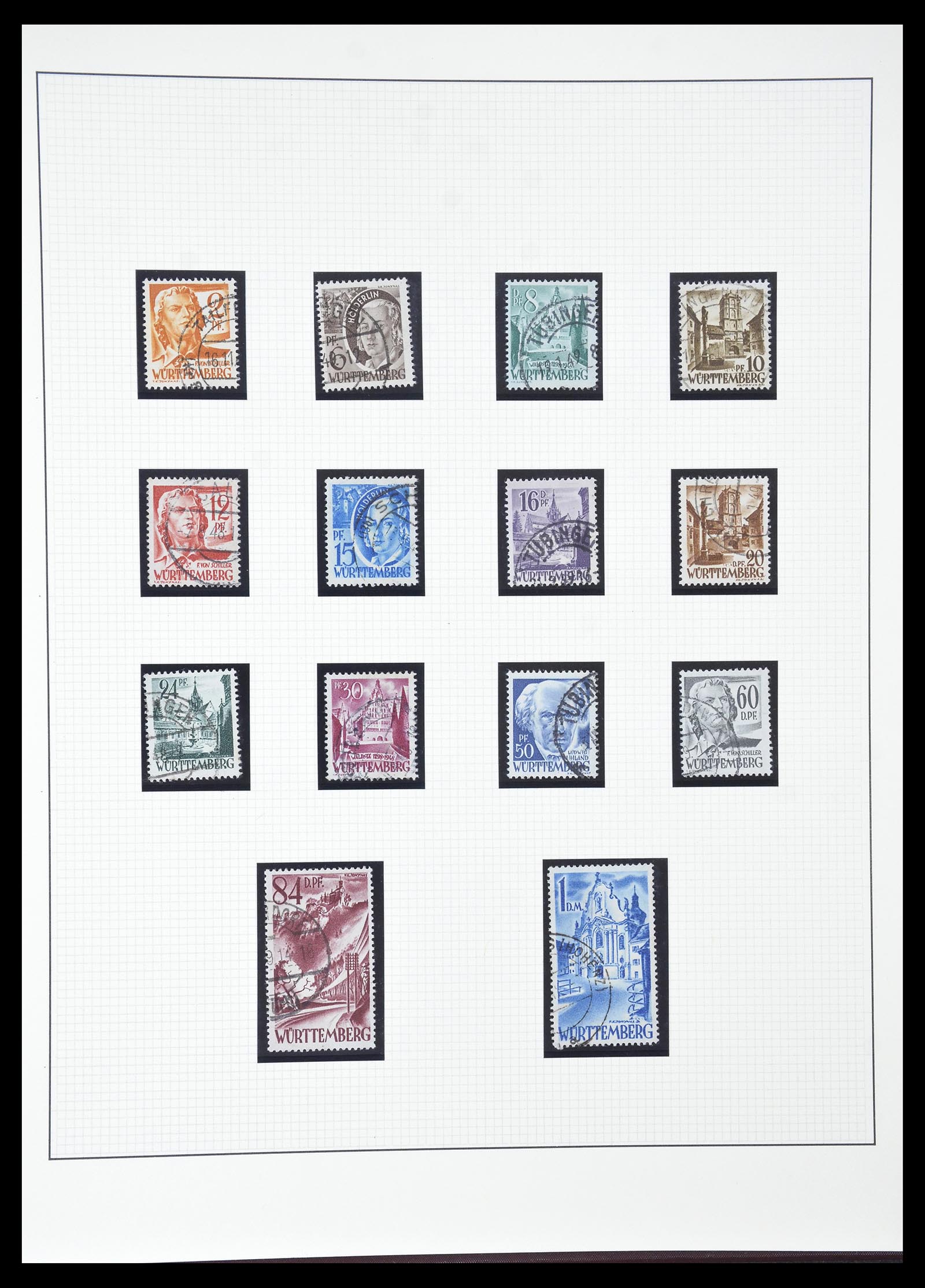 34790 055 - Stamp Collection 34790 German Zones 1945-1949.