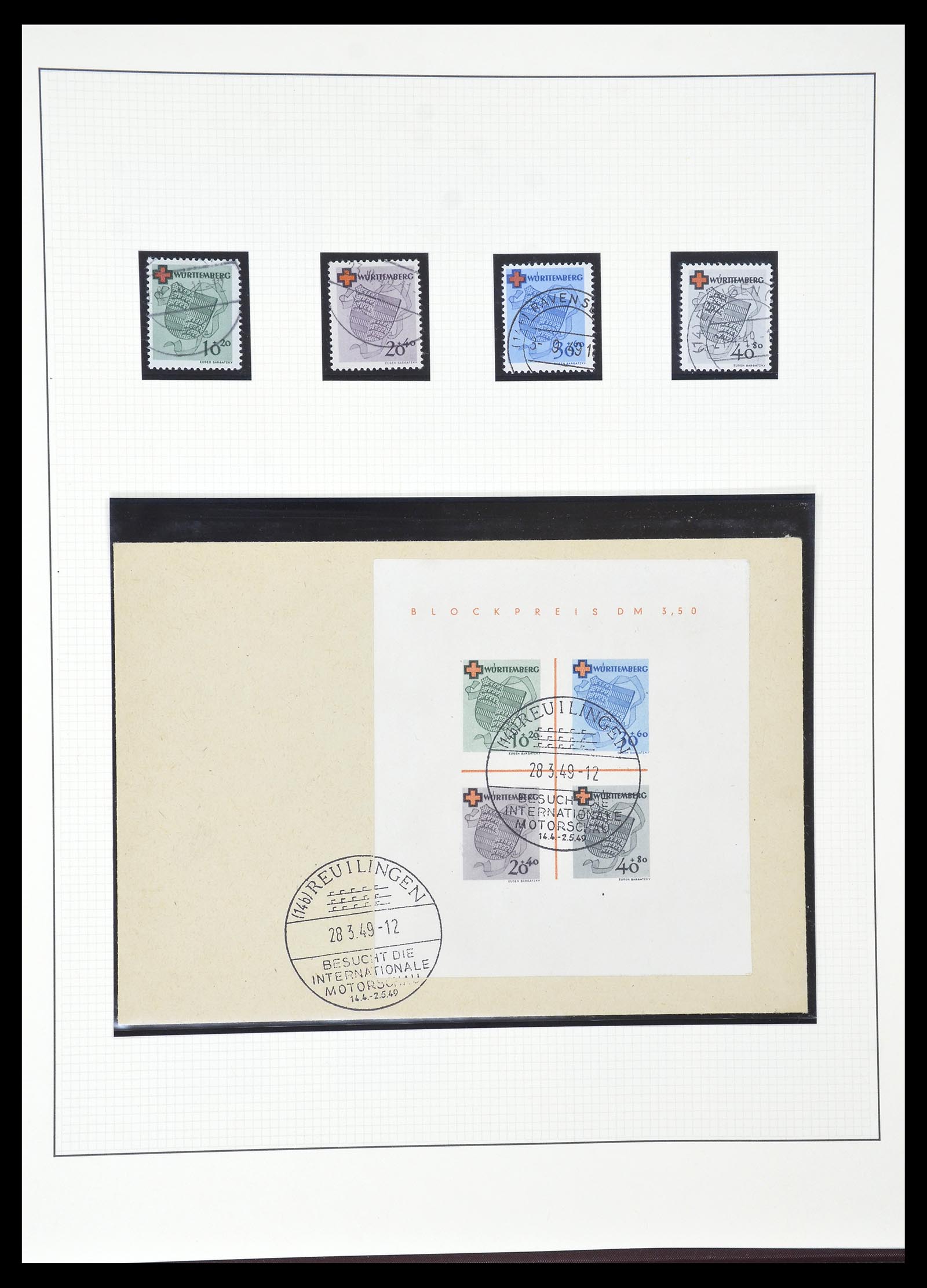 34790 057 - Stamp Collection 34790 German Zones 1945-1949.