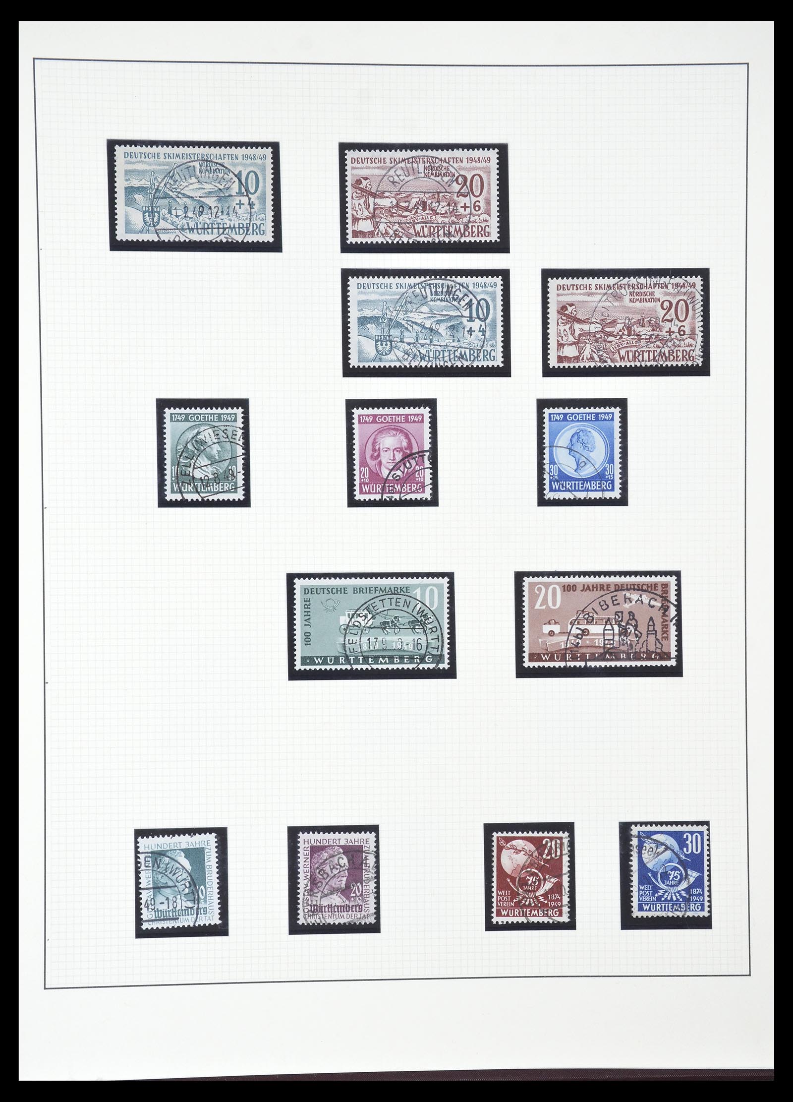34790 058 - Stamp Collection 34790 German Zones 1945-1949.