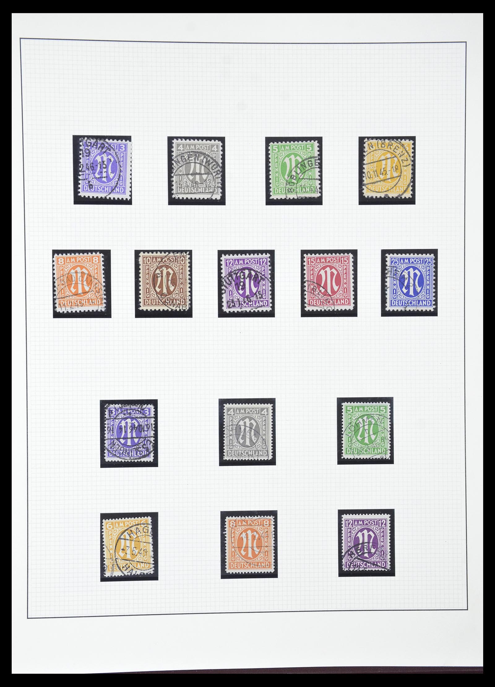 34790 059 - Stamp Collection 34790 German Zones 1945-1949.