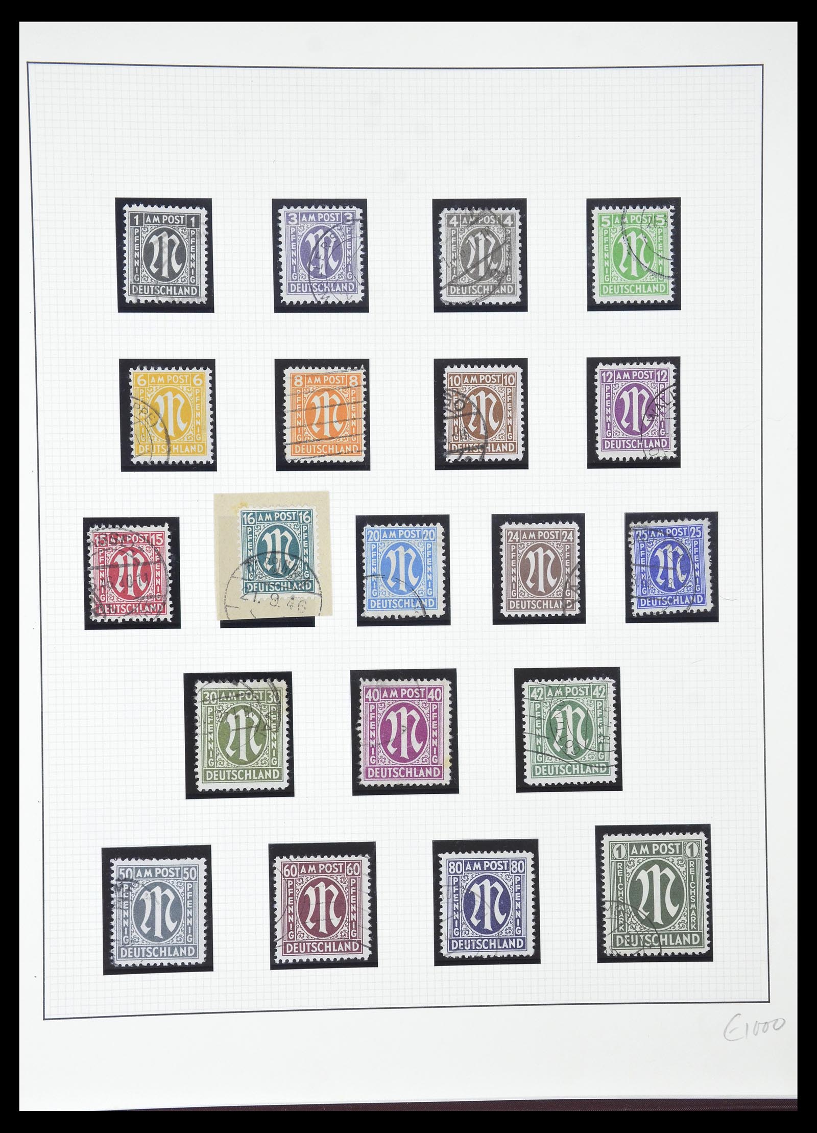 34790 060 - Stamp Collection 34790 German Zones 1945-1949.
