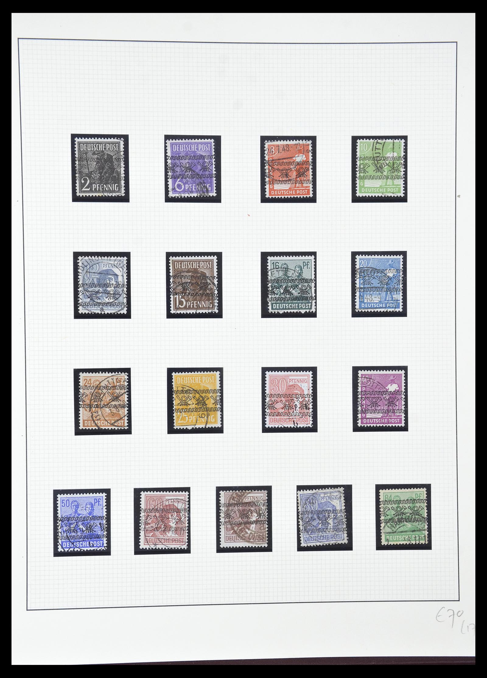 34790 062 - Stamp Collection 34790 German Zones 1945-1949.