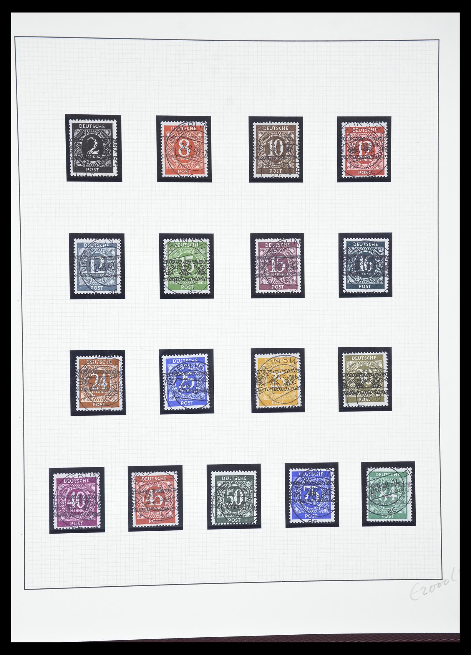 34790 063 - Stamp Collection 34790 German Zones 1945-1949.