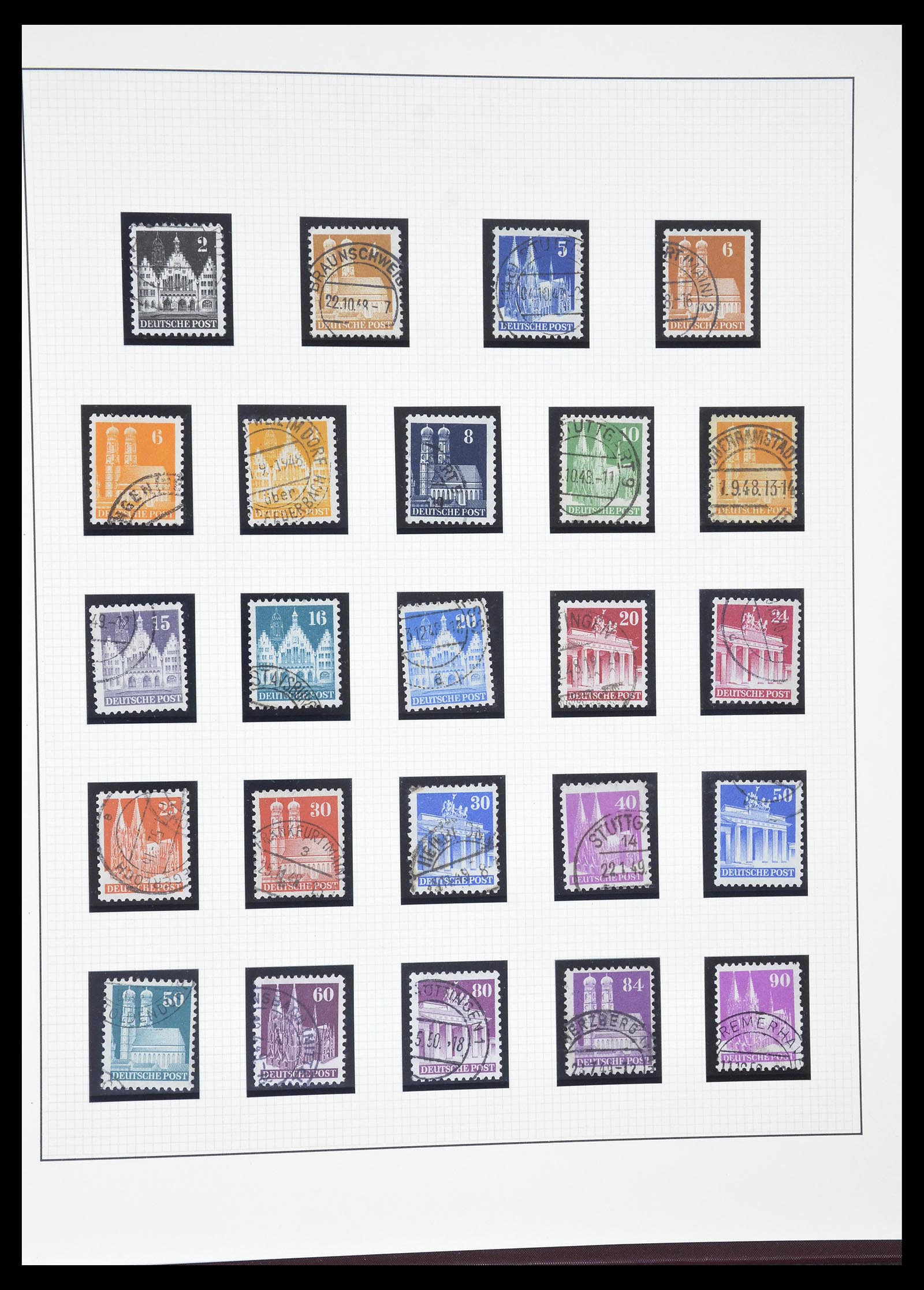 34790 066 - Stamp Collection 34790 German Zones 1945-1949.