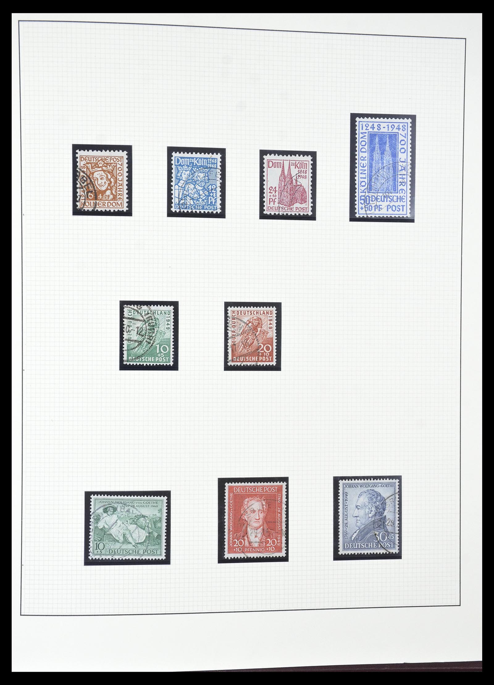 34790 070 - Stamp Collection 34790 German Zones 1945-1949.