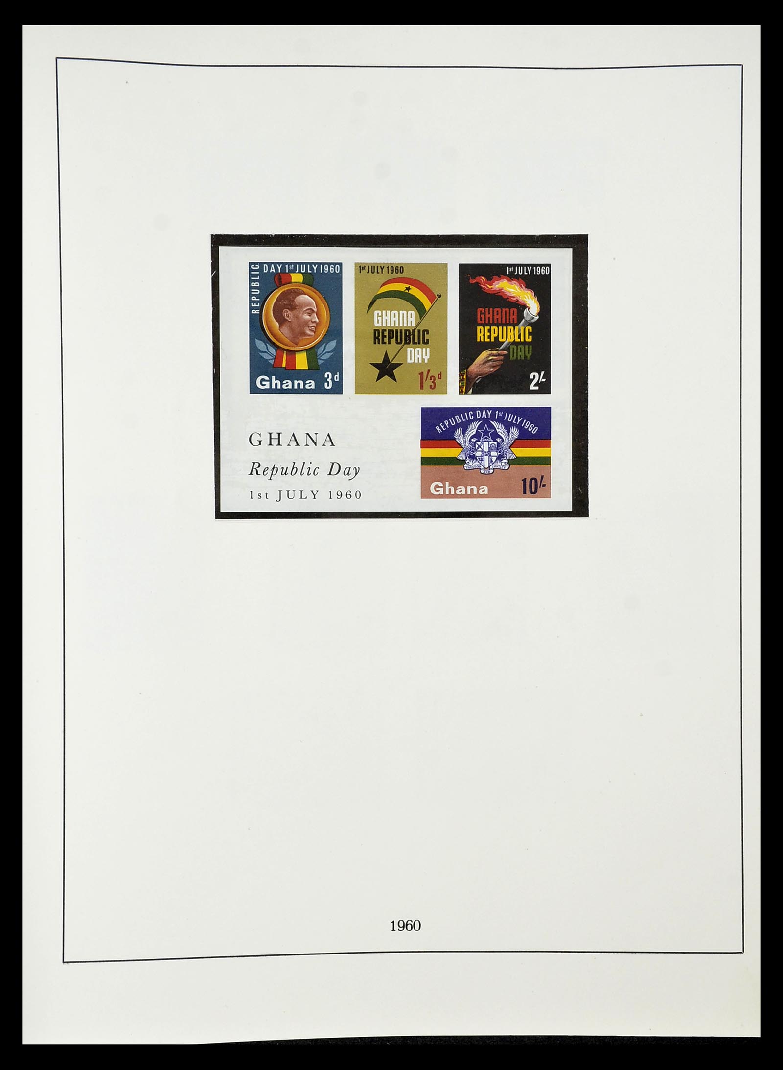 34791 009 - Postzegelverzameling 34791 Ghana 1957-1977.