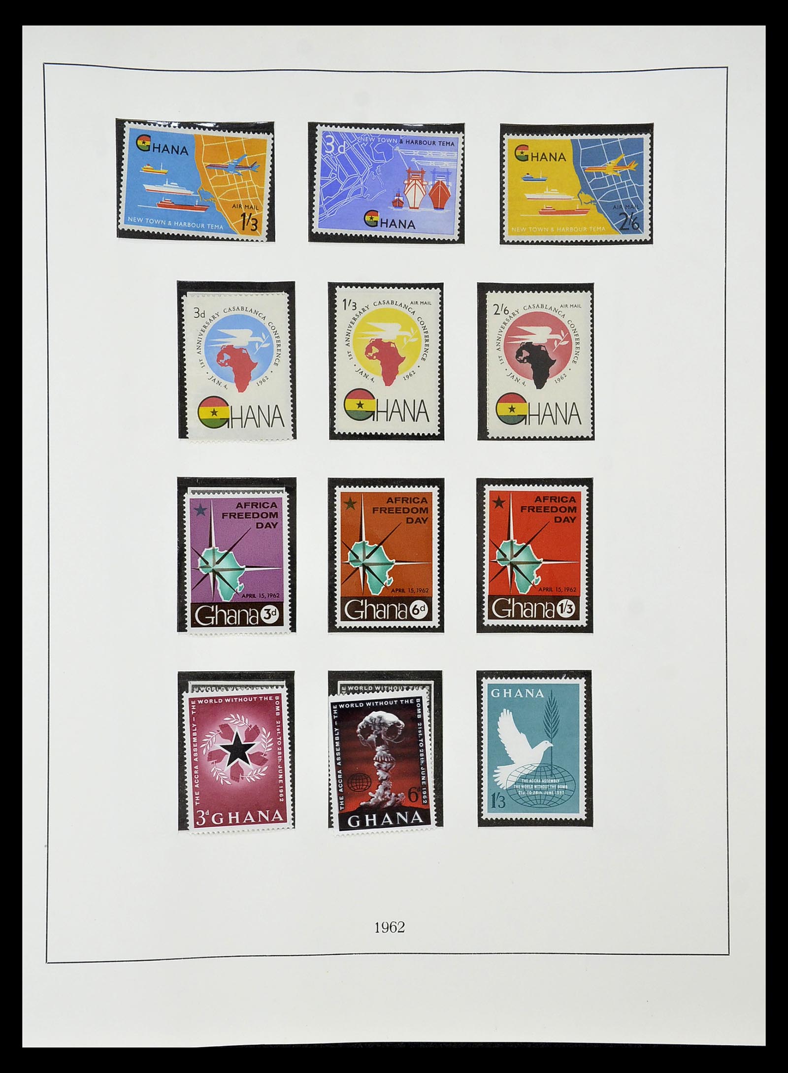 34791 015 - Stamp Collection 34791 Ghana 1957-1977.
