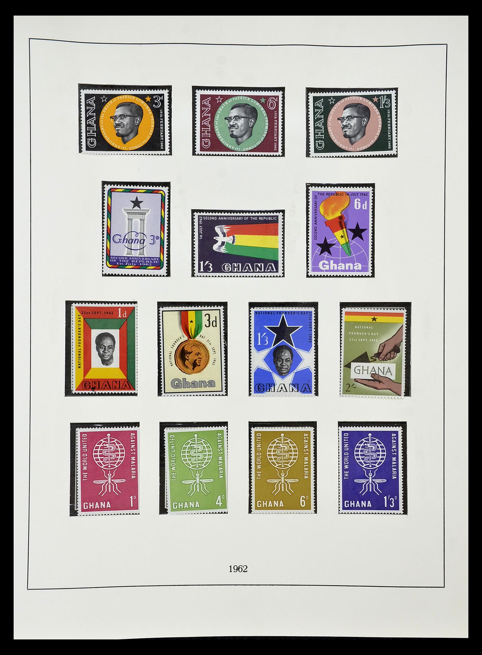 34791 016 - Stamp Collection 34791 Ghana 1957-1977.