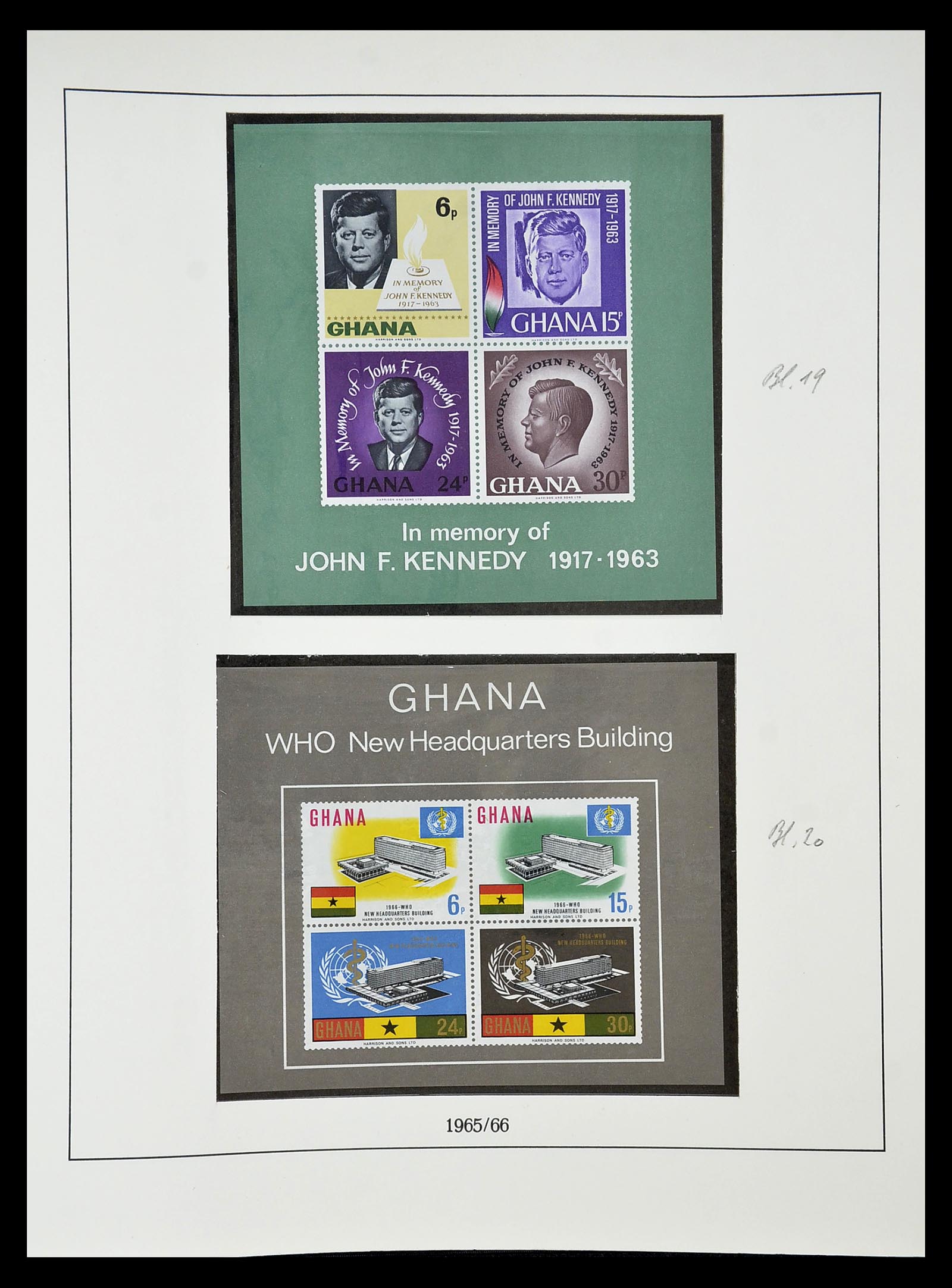 34791 035 - Stamp Collection 34791 Ghana 1957-1977.