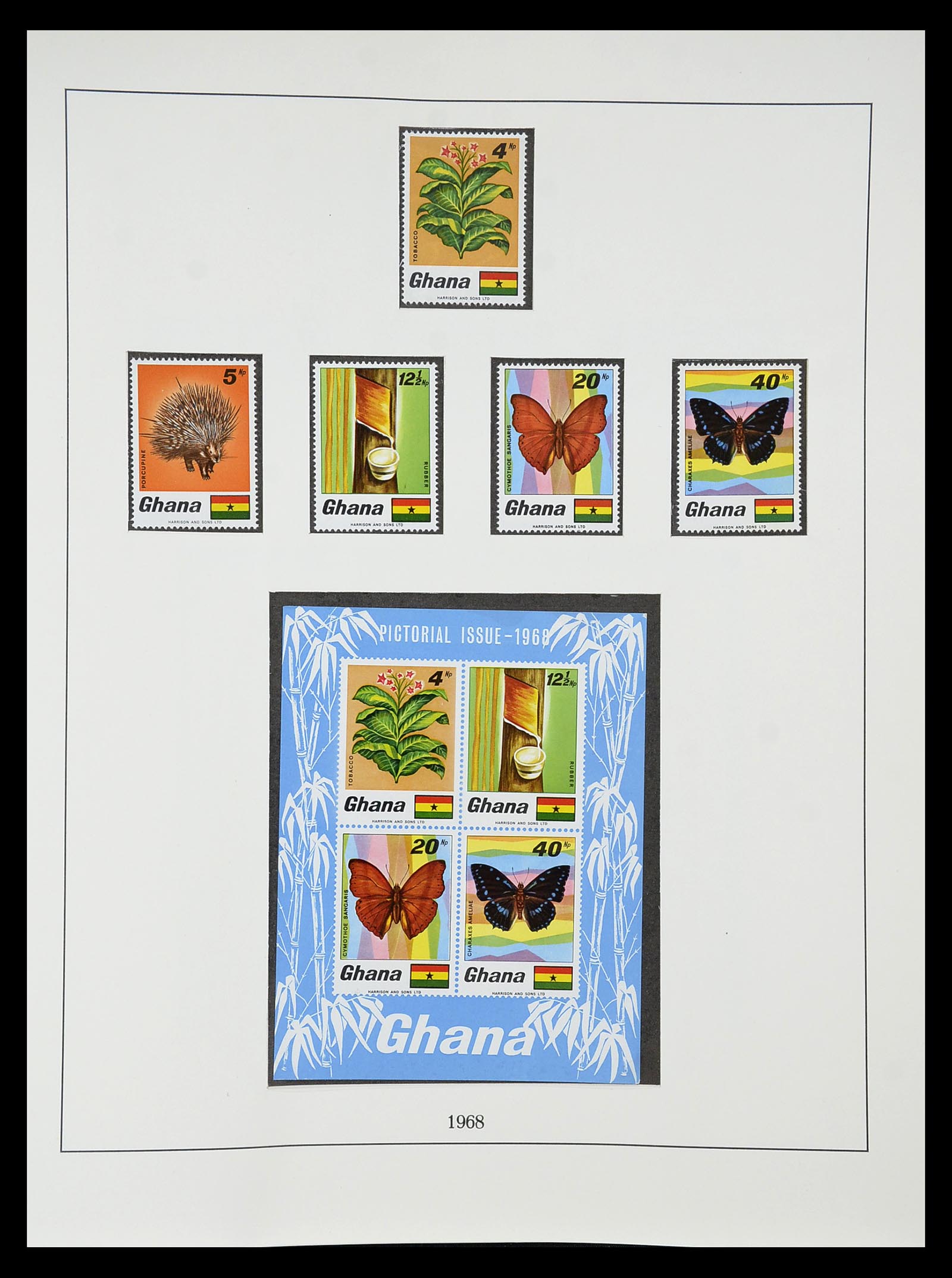 34791 051 - Postzegelverzameling 34791 Ghana 1957-1977.