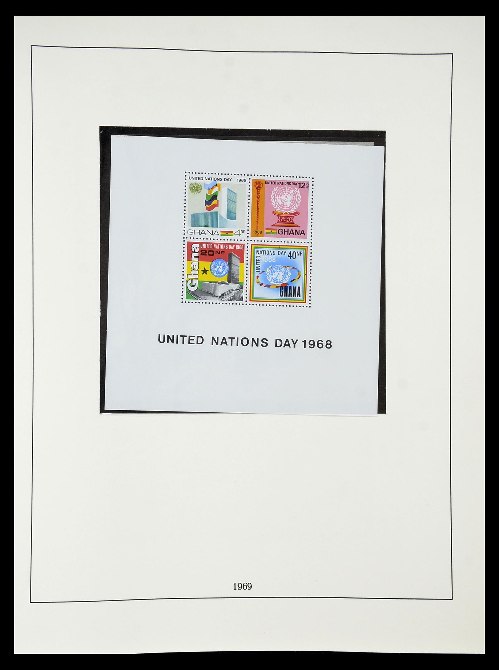 34791 055 - Postzegelverzameling 34791 Ghana 1957-1977.