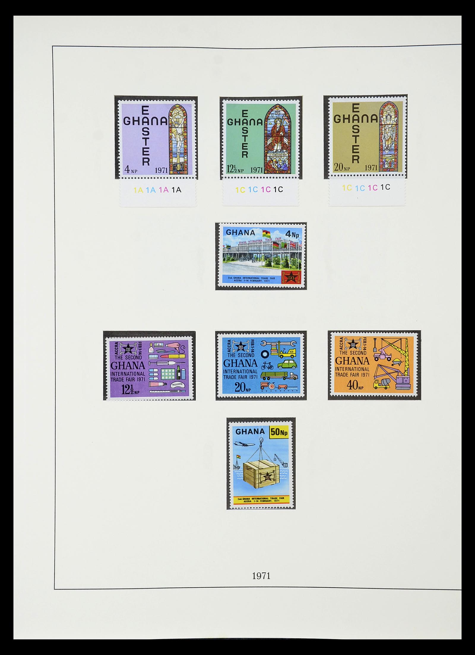34791 065 - Postzegelverzameling 34791 Ghana 1957-1977.