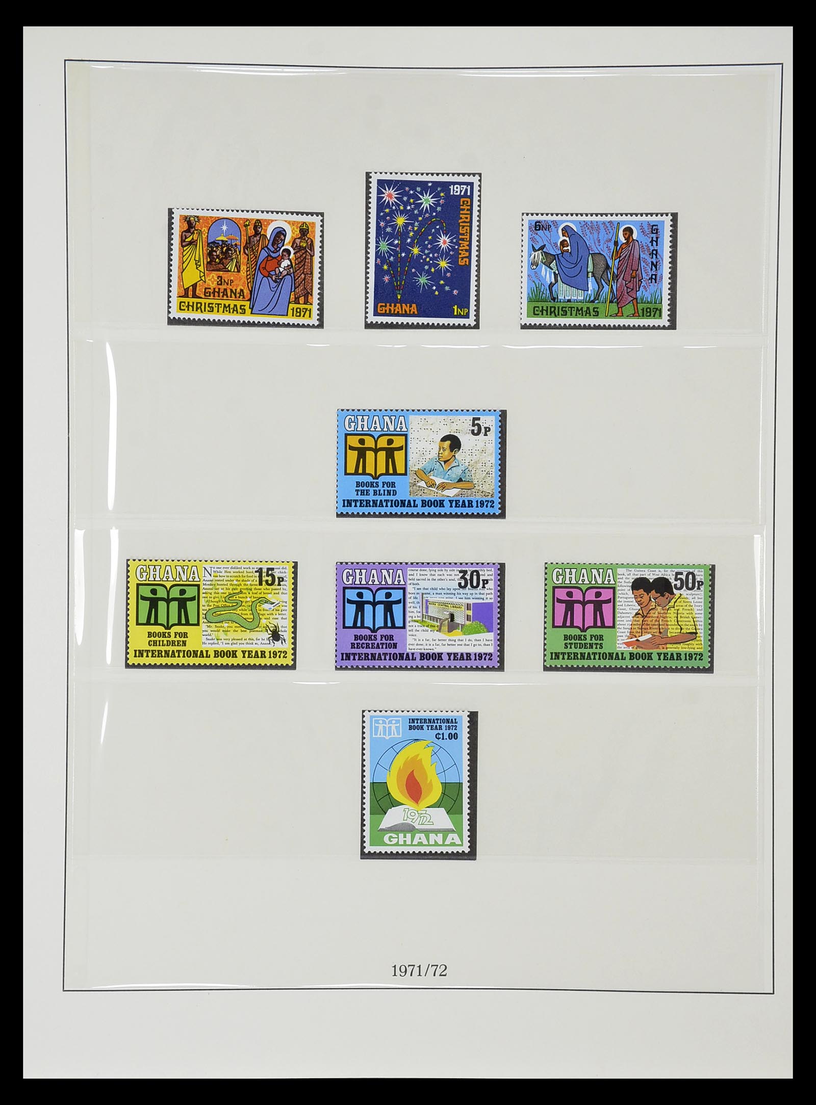 34791 070 - Stamp Collection 34791 Ghana 1957-1977.