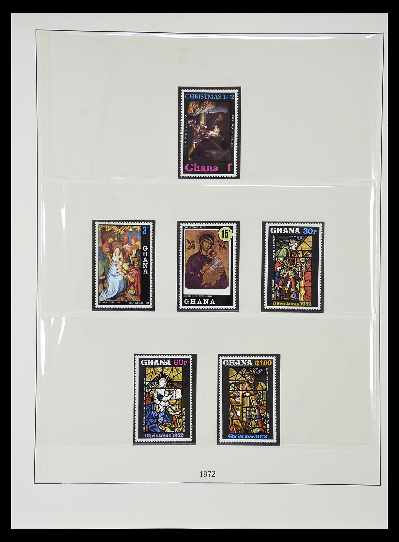 34791 075 - Postzegelverzameling 34791 Ghana 1957-1977.