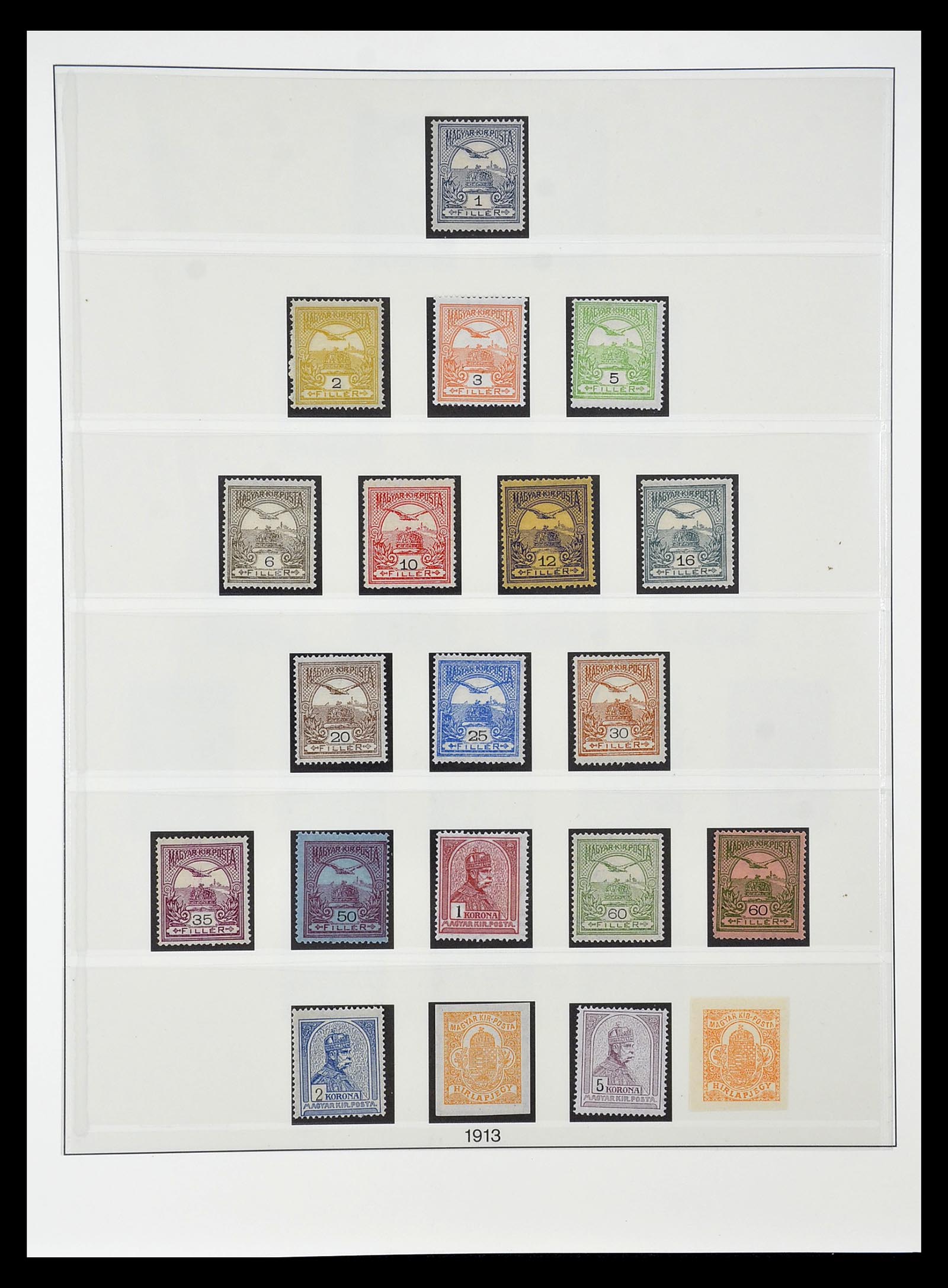 34792 001 - Postzegelverzameling 34792 Hongarije 1913-1962.