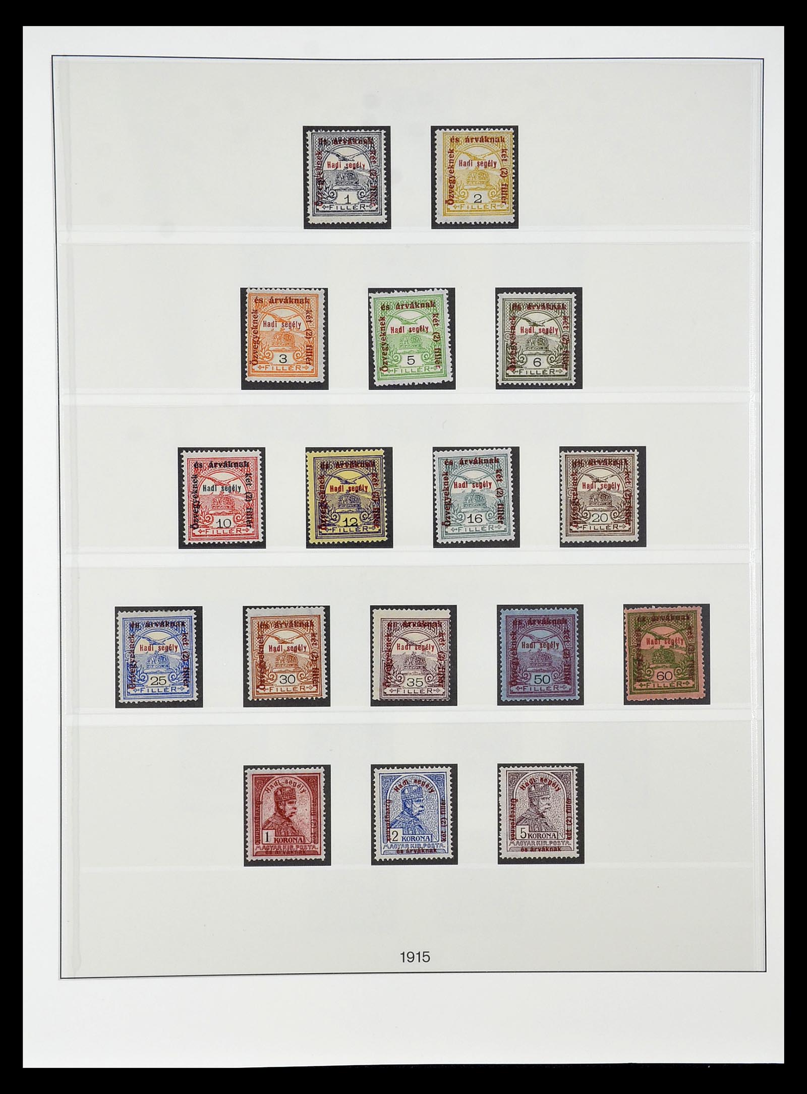 34792 002 - Postzegelverzameling 34792 Hongarije 1913-1962.
