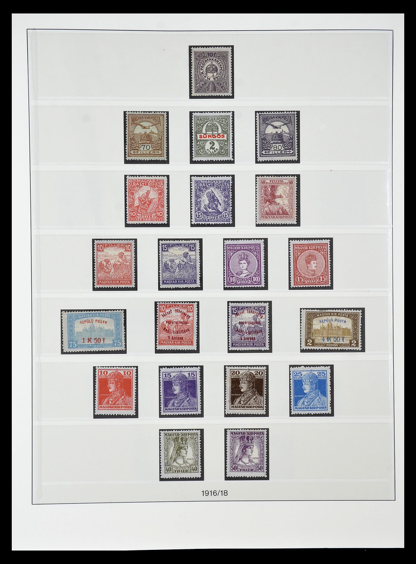 34792 003 - Postzegelverzameling 34792 Hongarije 1913-1962.