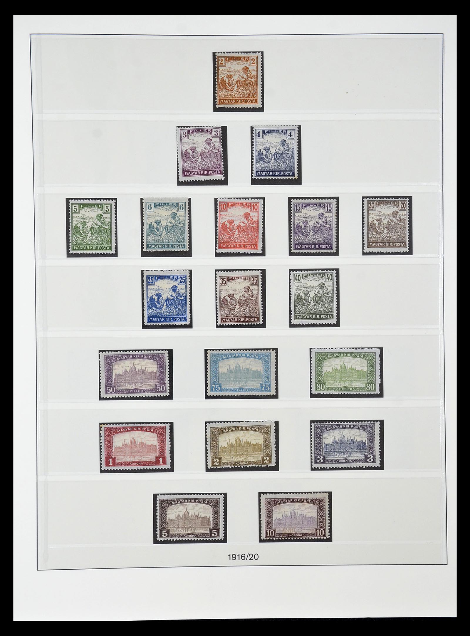 34792 004 - Postzegelverzameling 34792 Hongarije 1913-1962.