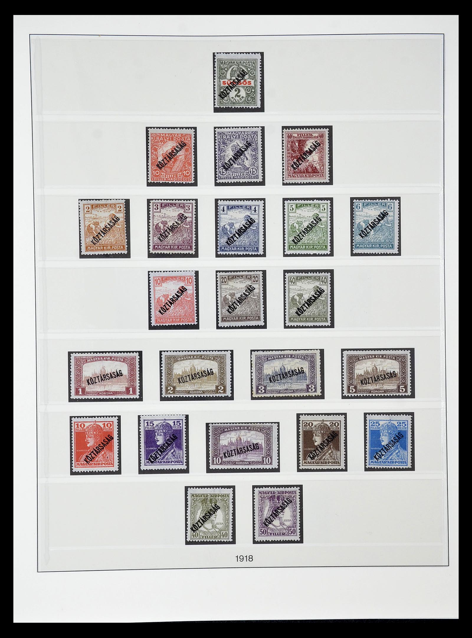 34792 005 - Postzegelverzameling 34792 Hongarije 1913-1962.