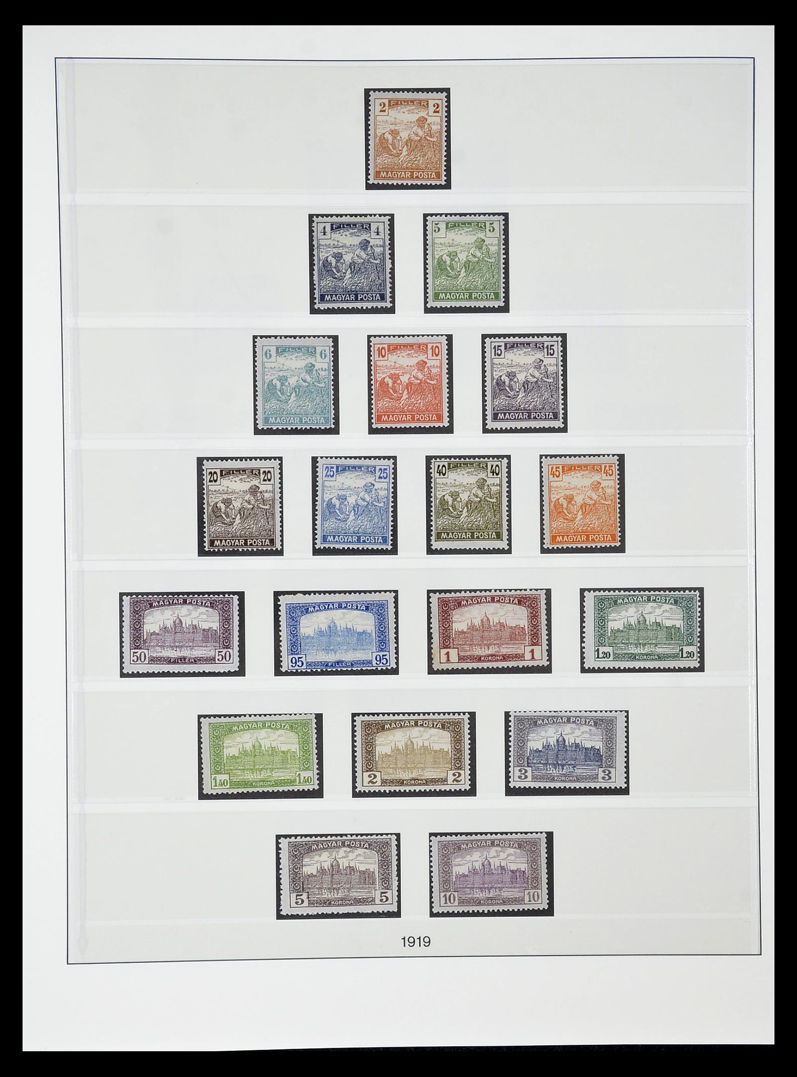34792 006 - Postzegelverzameling 34792 Hongarije 1913-1962.