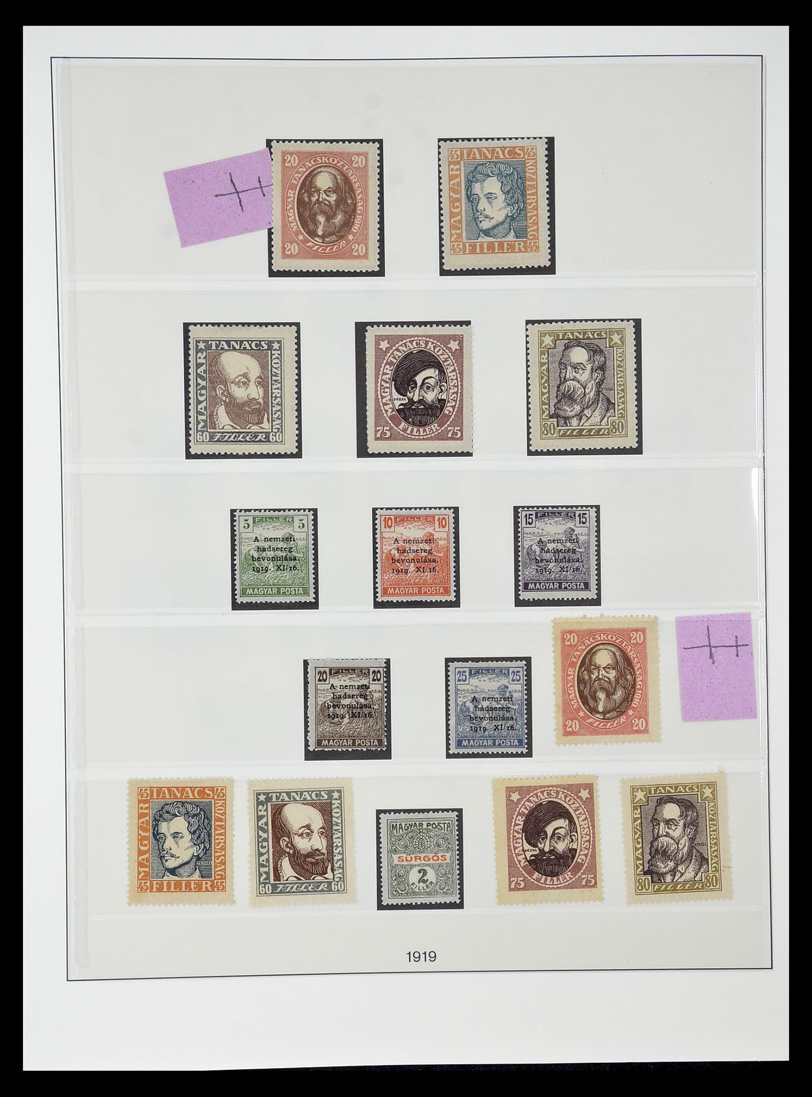 34792 008 - Postzegelverzameling 34792 Hongarije 1913-1962.