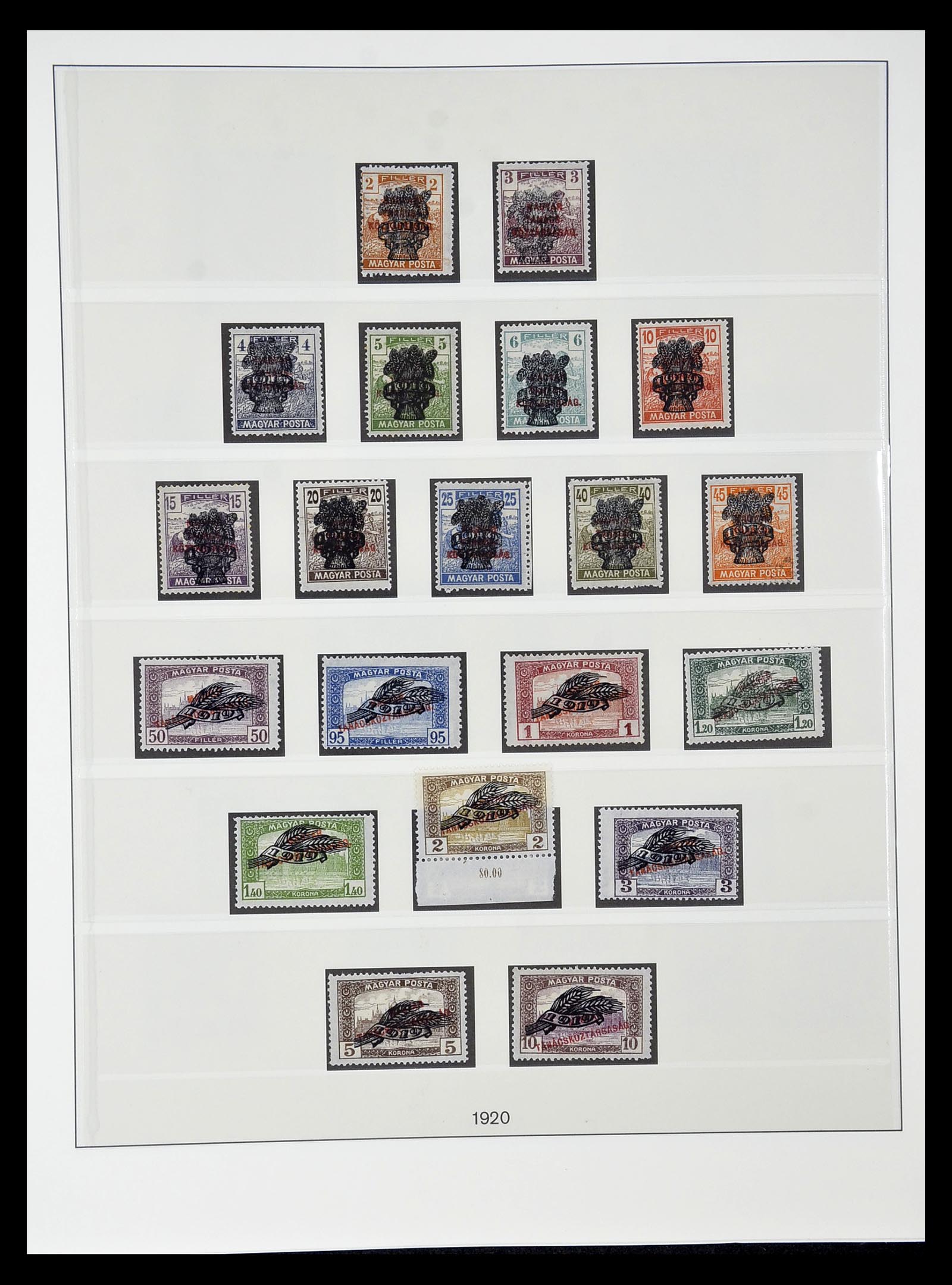 34792 009 - Postzegelverzameling 34792 Hongarije 1913-1962.