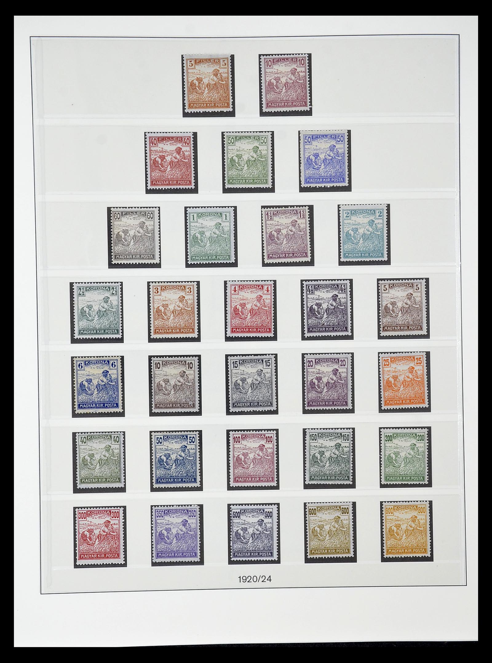 34792 011 - Postzegelverzameling 34792 Hongarije 1913-1962.