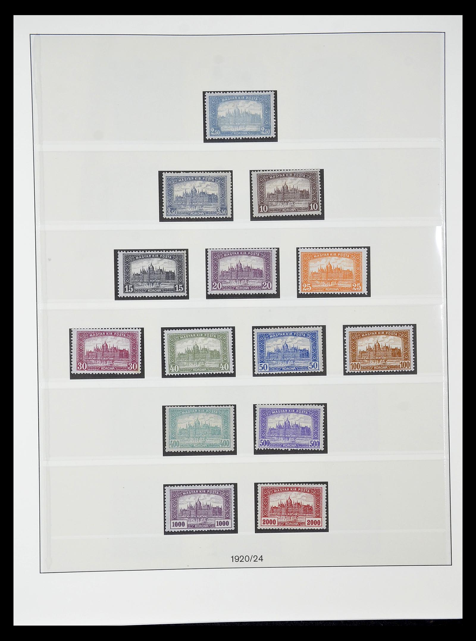 34792 012 - Postzegelverzameling 34792 Hongarije 1913-1962.
