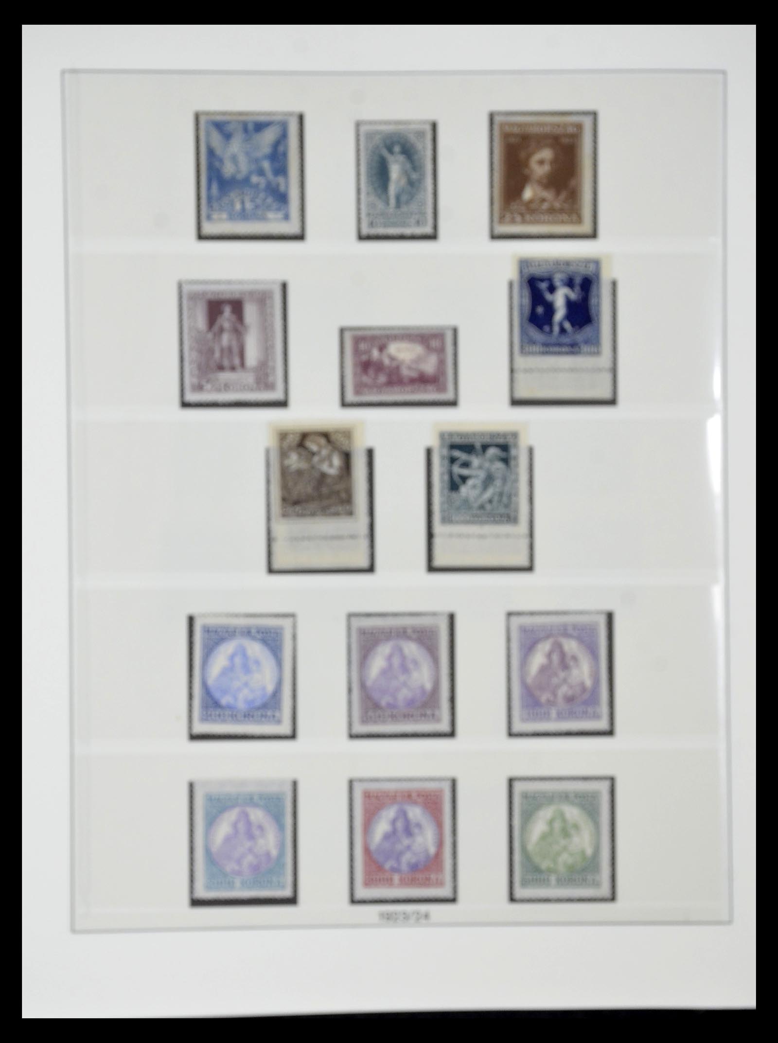 34792 013 - Postzegelverzameling 34792 Hongarije 1913-1962.