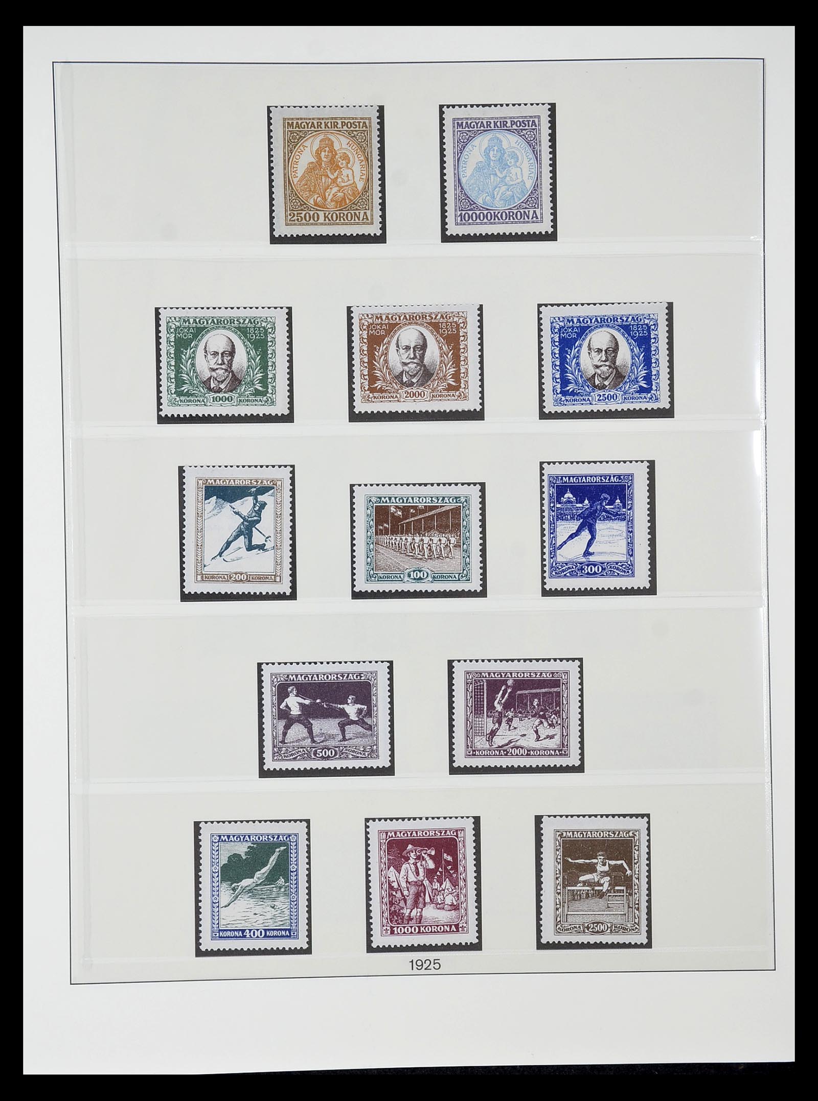 34792 015 - Postzegelverzameling 34792 Hongarije 1913-1962.