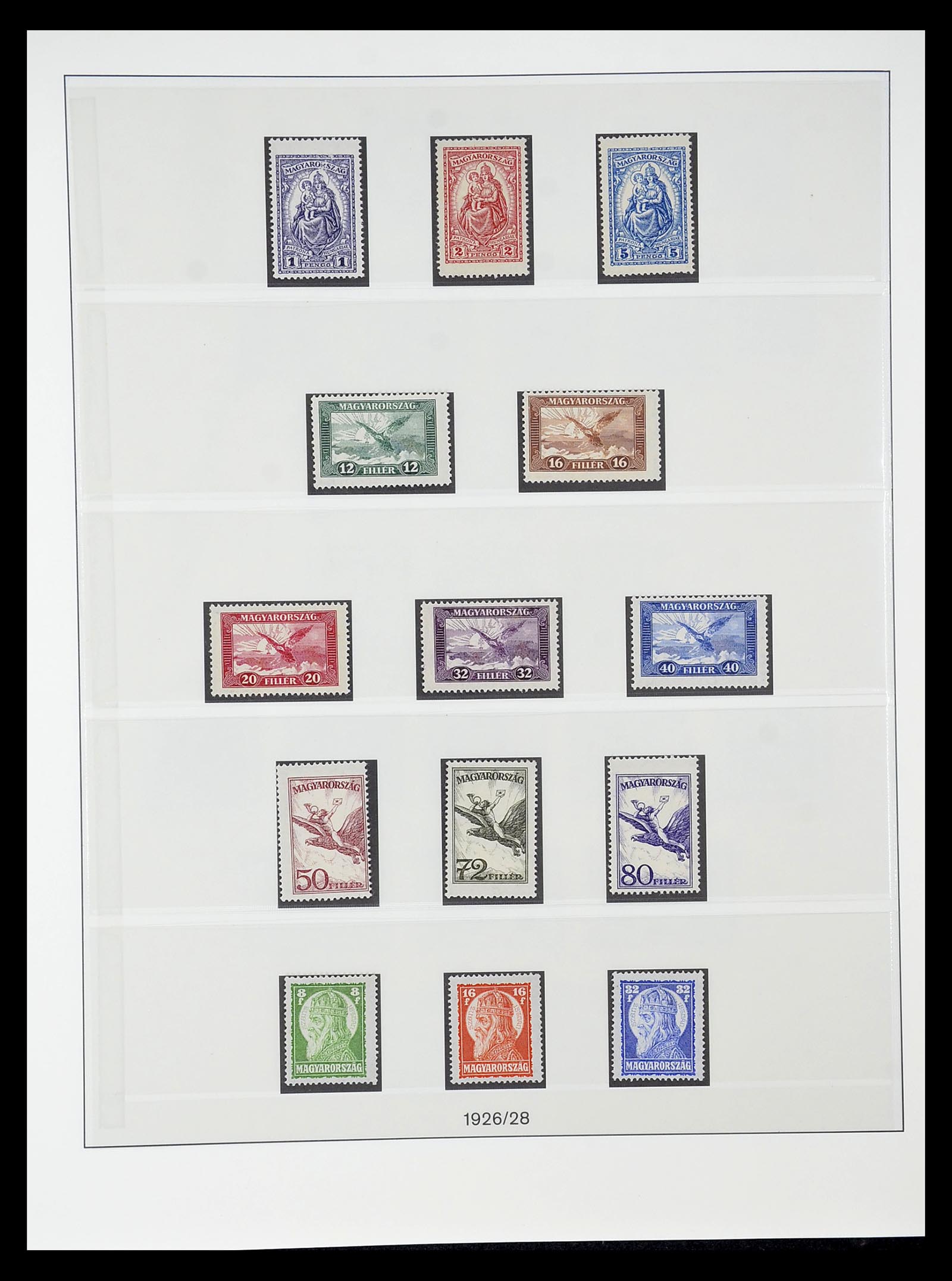 34792 017 - Postzegelverzameling 34792 Hongarije 1913-1962.