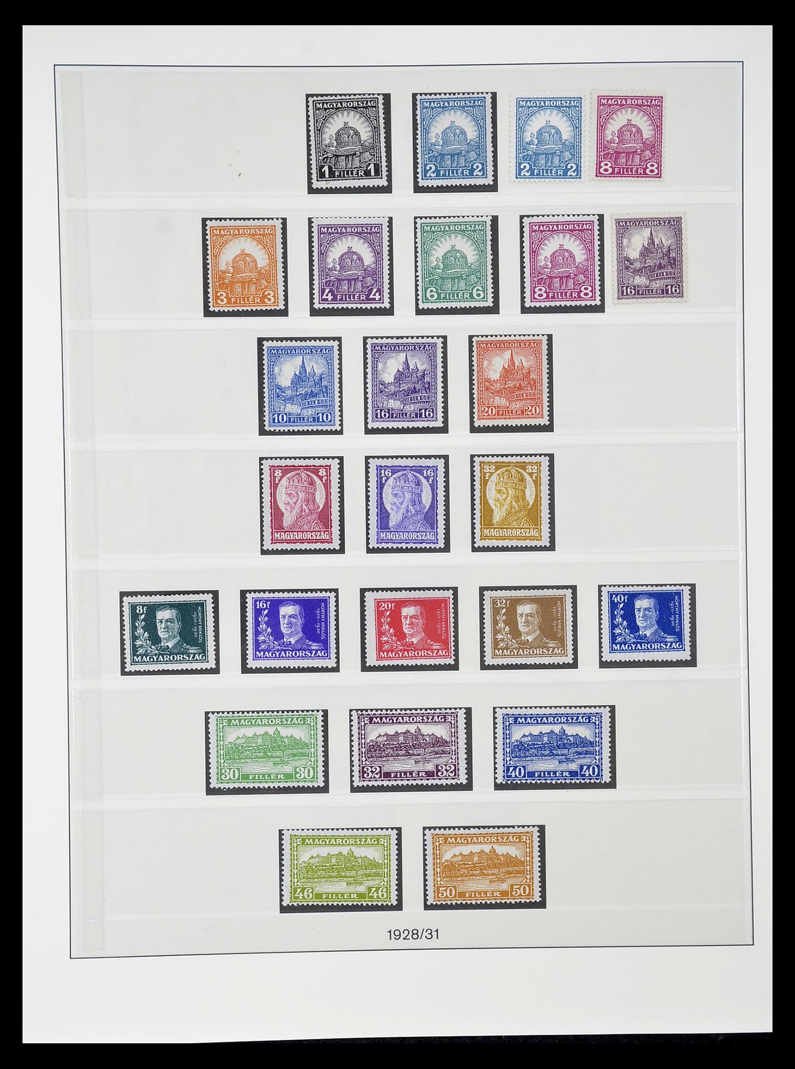 34792 018 - Postzegelverzameling 34792 Hongarije 1913-1962.