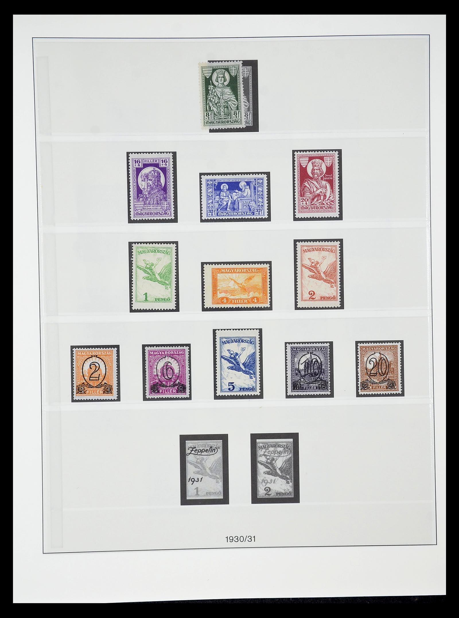 34792 019 - Postzegelverzameling 34792 Hongarije 1913-1962.