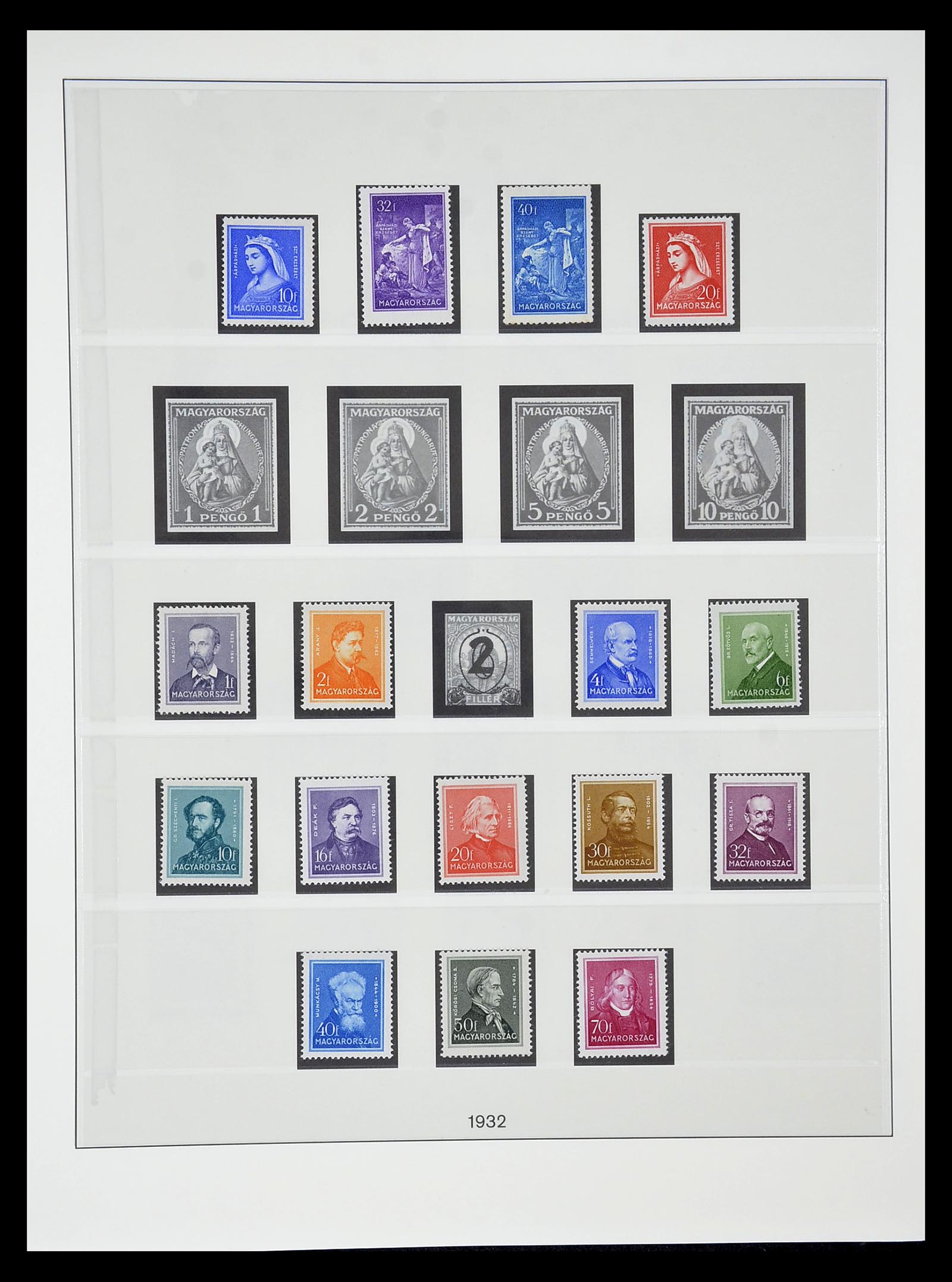 34792 020 - Postzegelverzameling 34792 Hongarije 1913-1962.