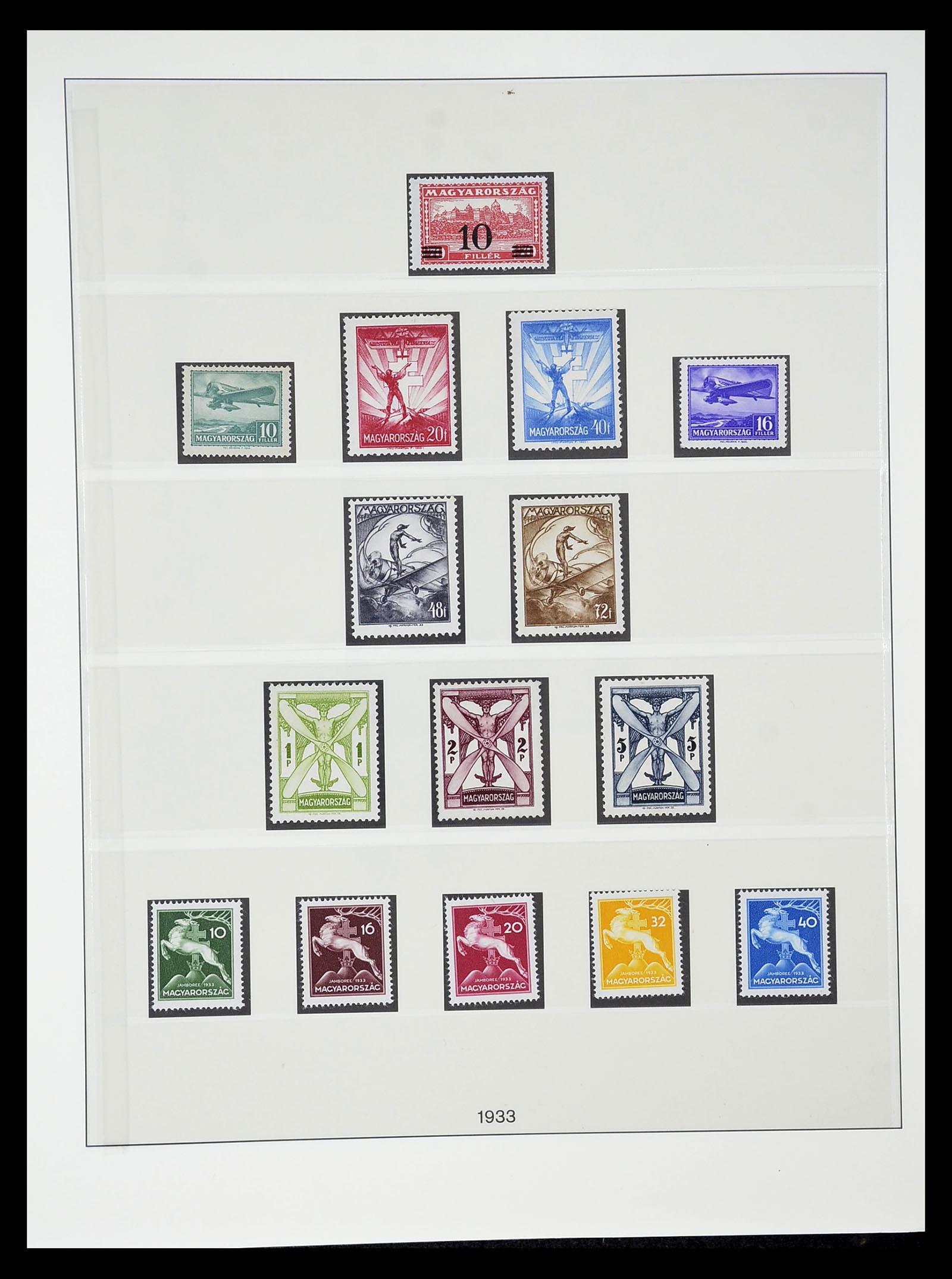34792 021 - Postzegelverzameling 34792 Hongarije 1913-1962.