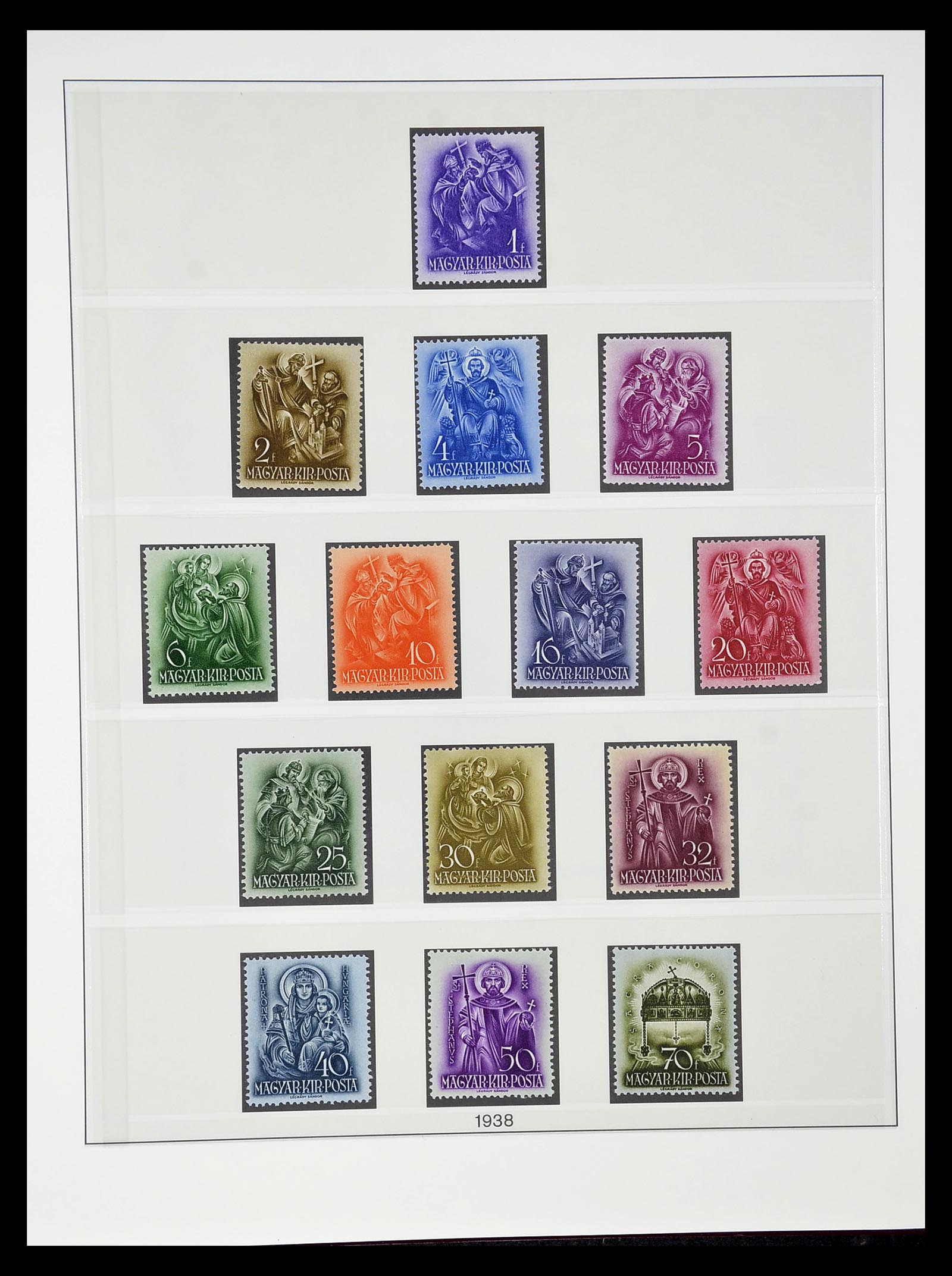 34792 026 - Postzegelverzameling 34792 Hongarije 1913-1962.