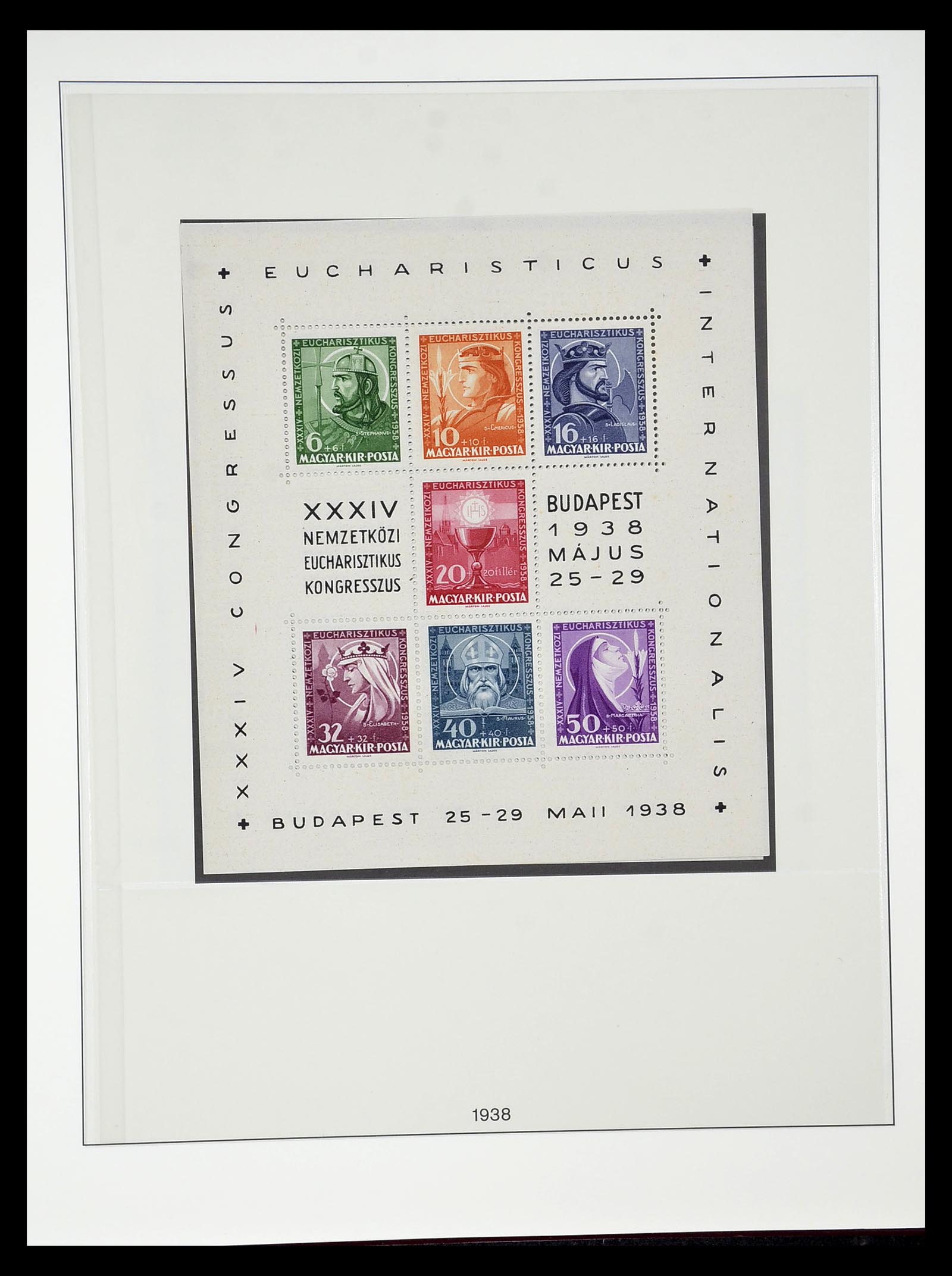 34792 028 - Postzegelverzameling 34792 Hongarije 1913-1962.