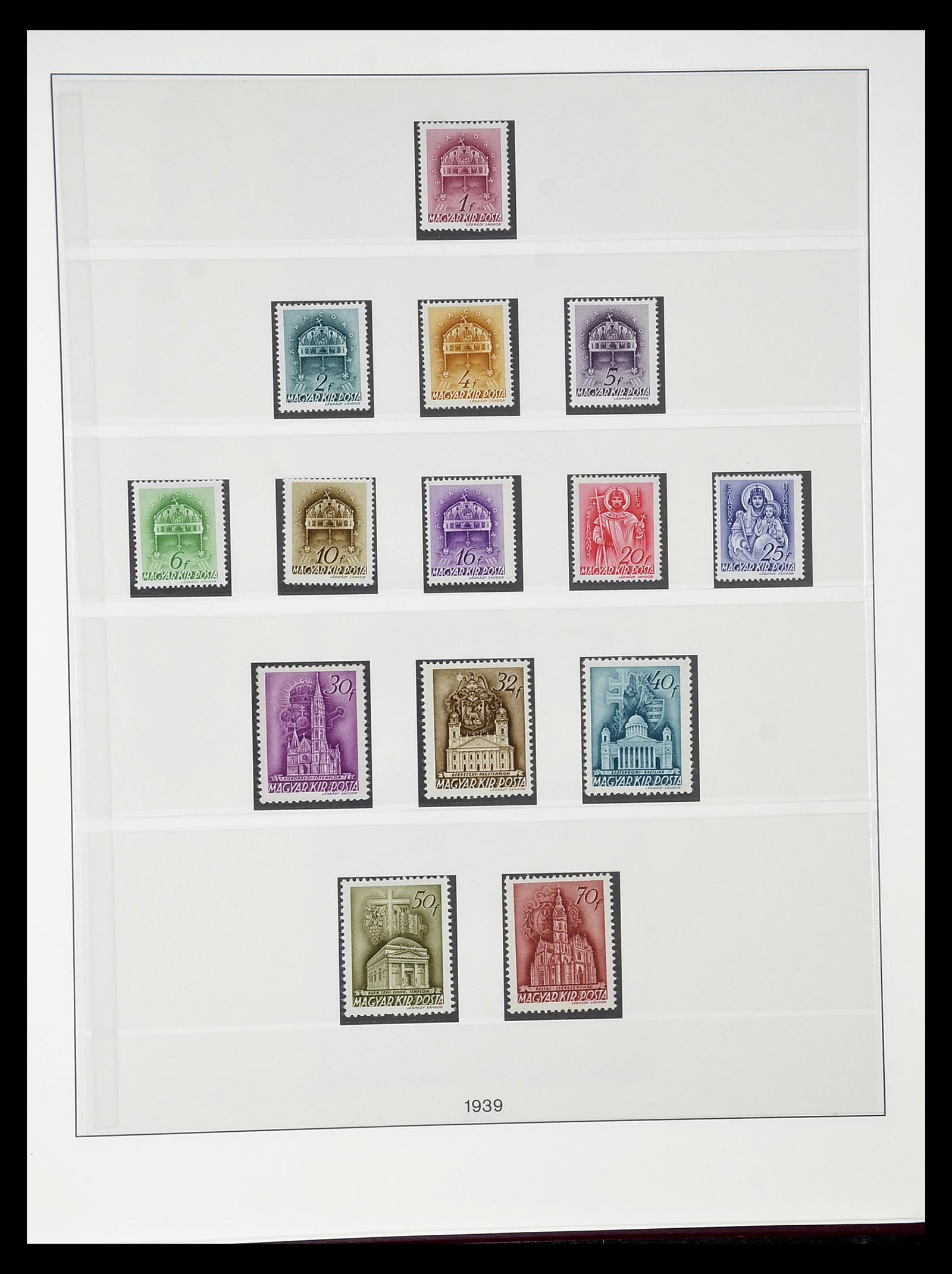 34792 032 - Postzegelverzameling 34792 Hongarije 1913-1962.